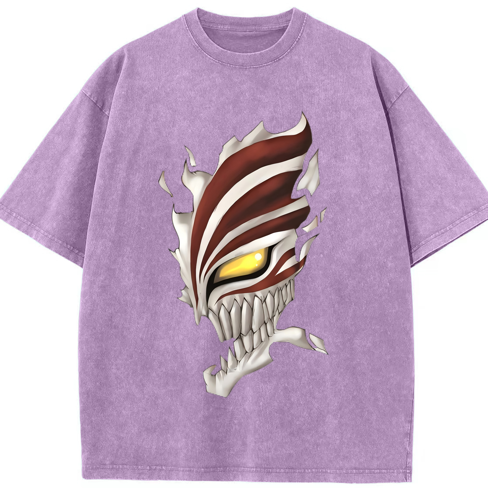 （画像用） ブリーチ 黒崎一護（くろさき いちご）BLEACH Kurosaki Ichigo 綿100% ヴィンテージ風 半袖Tシャツ（フロントプリント）