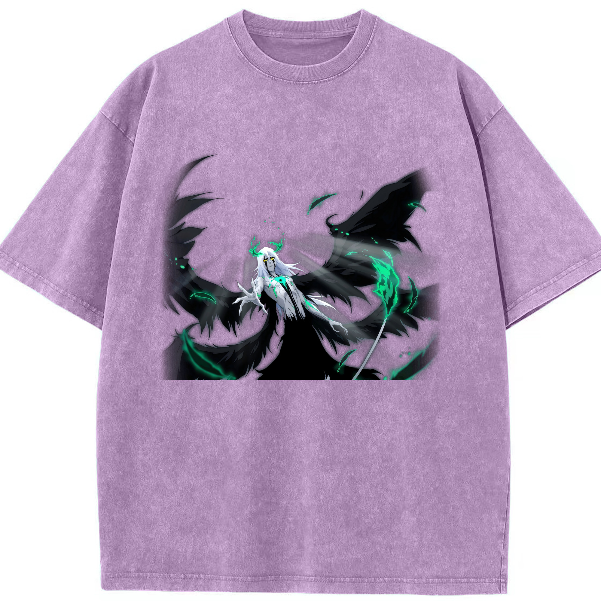 （画像用） ブリーチ ウルキオラ·シファー BLEACH Ulquiorra cifer 綿100% ヴィンテージ風 半袖Tシャツ（フロントプリント）