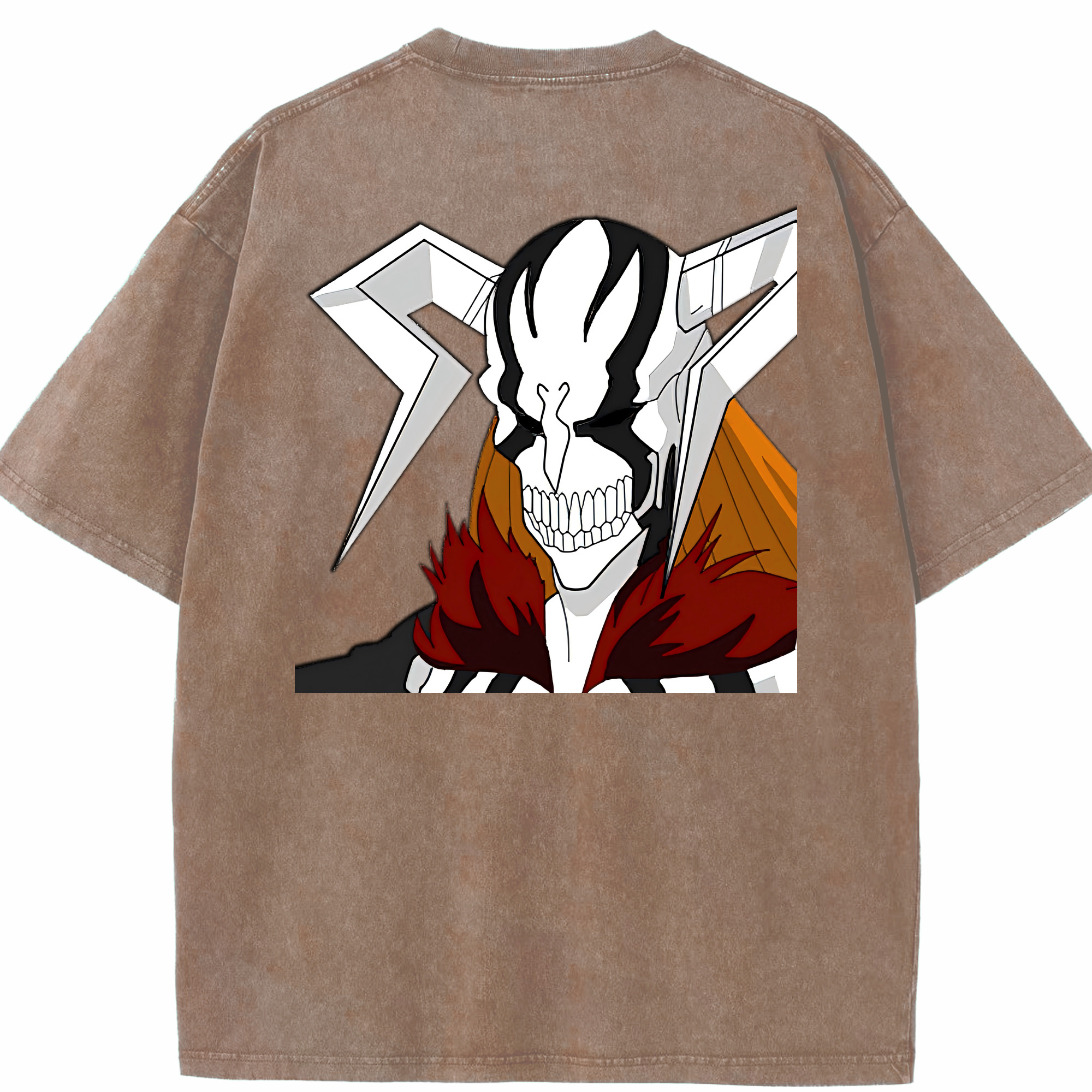 （画像用） ブリーチ 黒崎一護（くろさき いちご）BLEACH Kurosaki Ichigo 綿100% ヴィンテージ風 半袖Tシャツ（背面プリント）