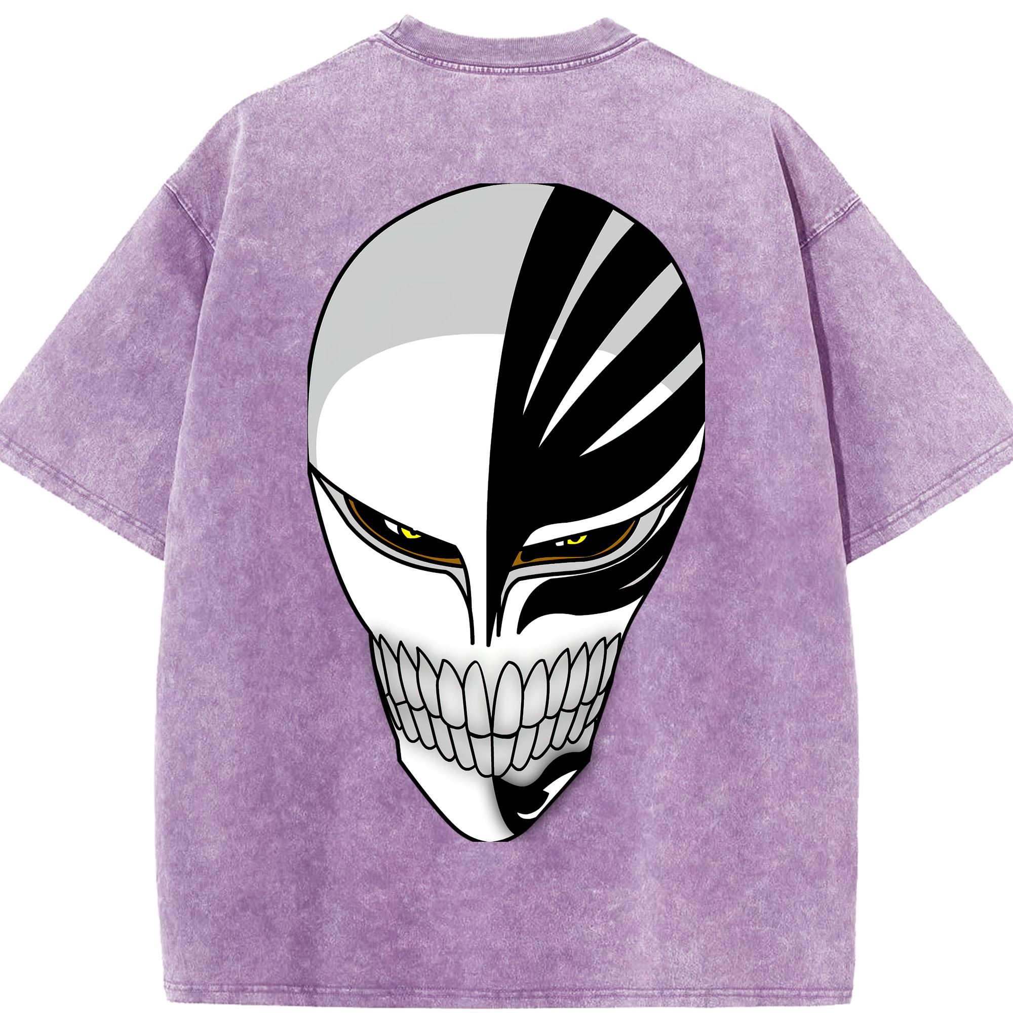 （画像用） ブリーチ 黒崎一護（くろさき いちご）BLEACH Kurosaki Ichigo 綿100% ヴィンテージ風 半袖Tシャツ（背面プリント）