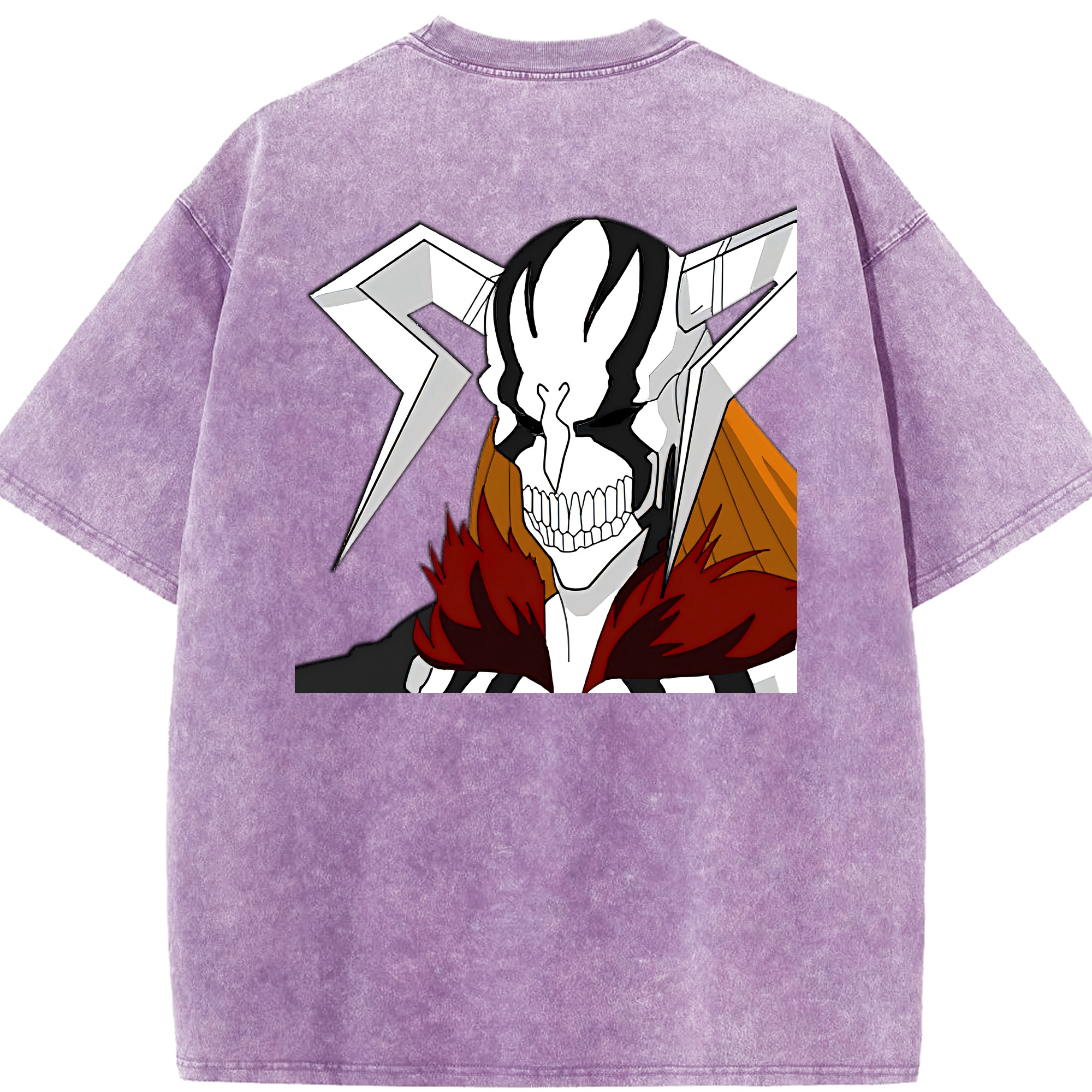 （画像用） ブリーチ 黒崎一護（くろさき いちご）BLEACH Kurosaki Ichigo 綿100% ヴィンテージ風 半袖Tシャツ（背面プリント）