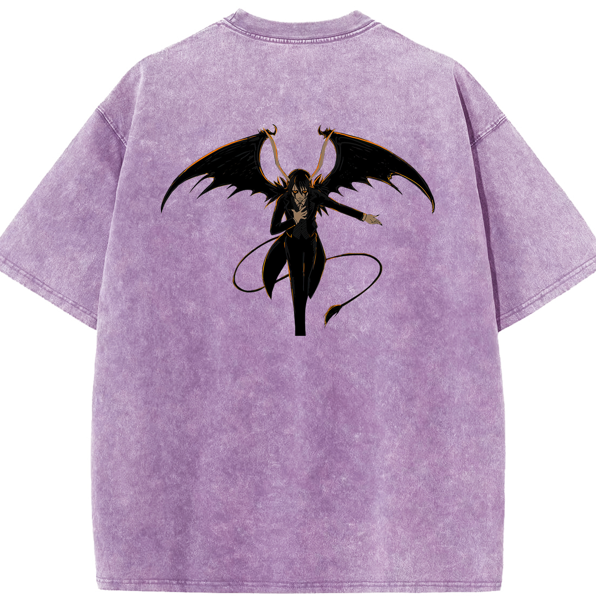 （画像用） ブリーチ ウルキオラ·シファー BLEACH Ulquiorra cifer 綿100% ヴィンテージ風 半袖Tシャツ（背面プリント）