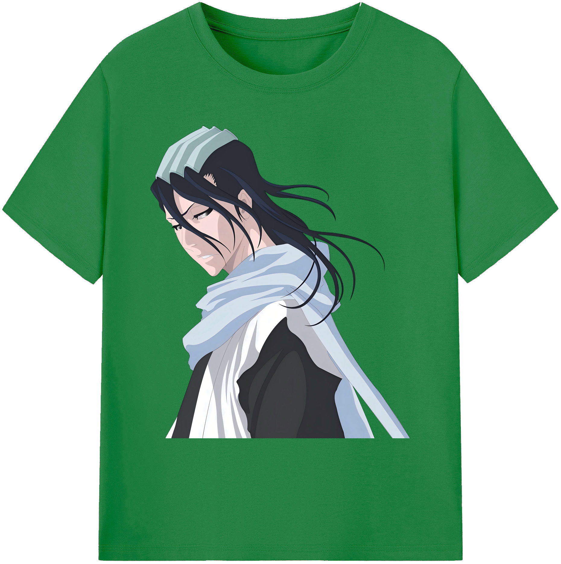 （画像用） ブリーチ くちき びゃくや BLEACH Kuchiki Byakuya 綿100％ メンズ半袖Tシャツ｜肌触りやわらか＆通気性