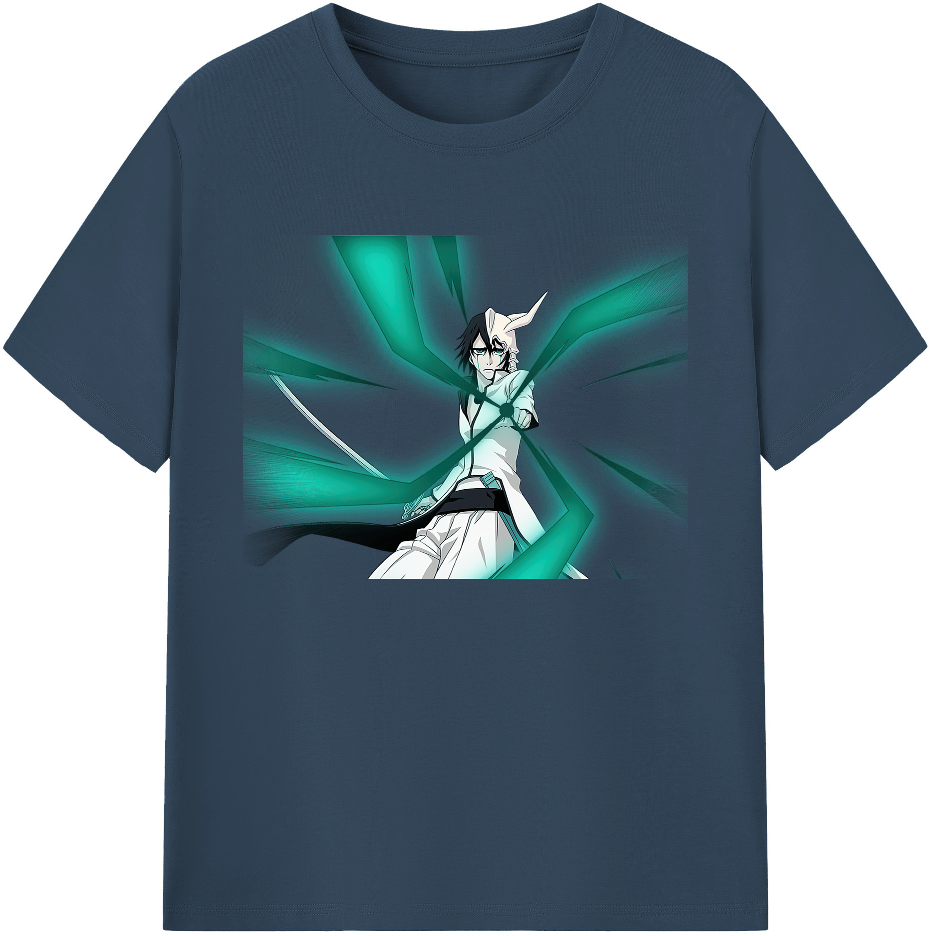 （画像用） ブリーチ ウルキオラ·シファー BLEACH Ulquiorra cifer 綿100％ メンズ半袖Tシャツ｜肌触りやわらか＆通気性