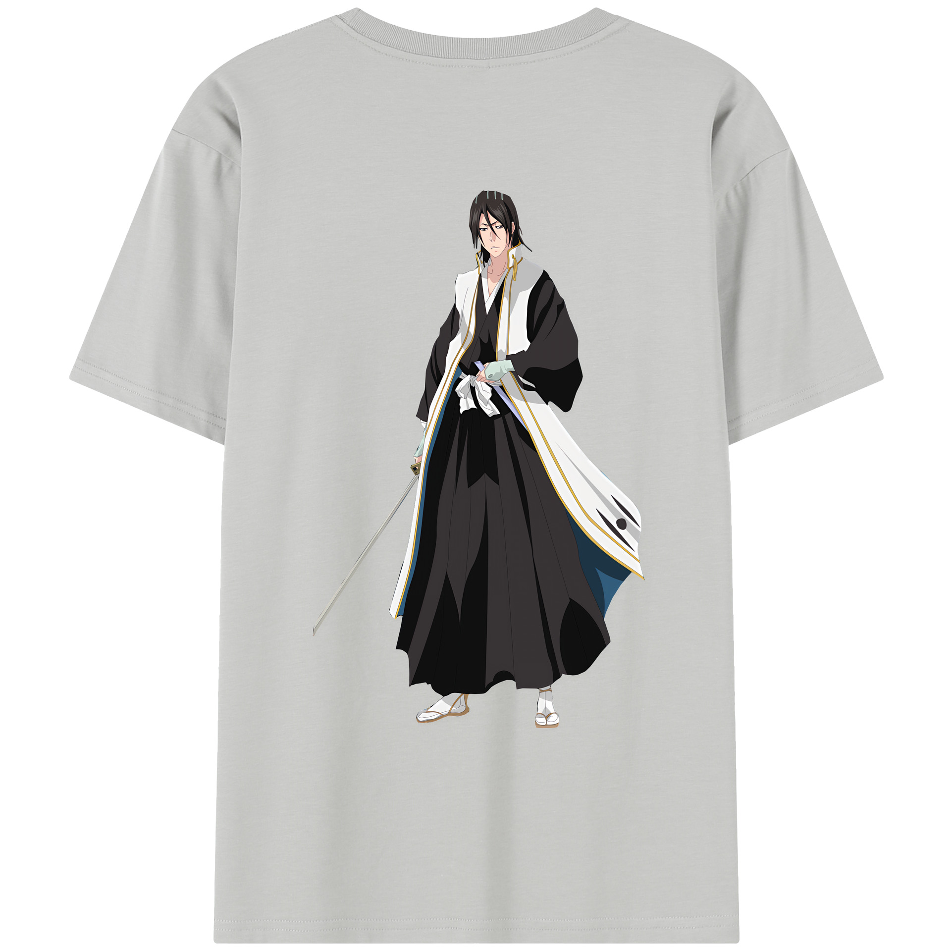 （画像用） ブリーチ くちき びゃくや BLEACH Kuchiki Byakuya レディース半袖Tシャツ(バックプリント)