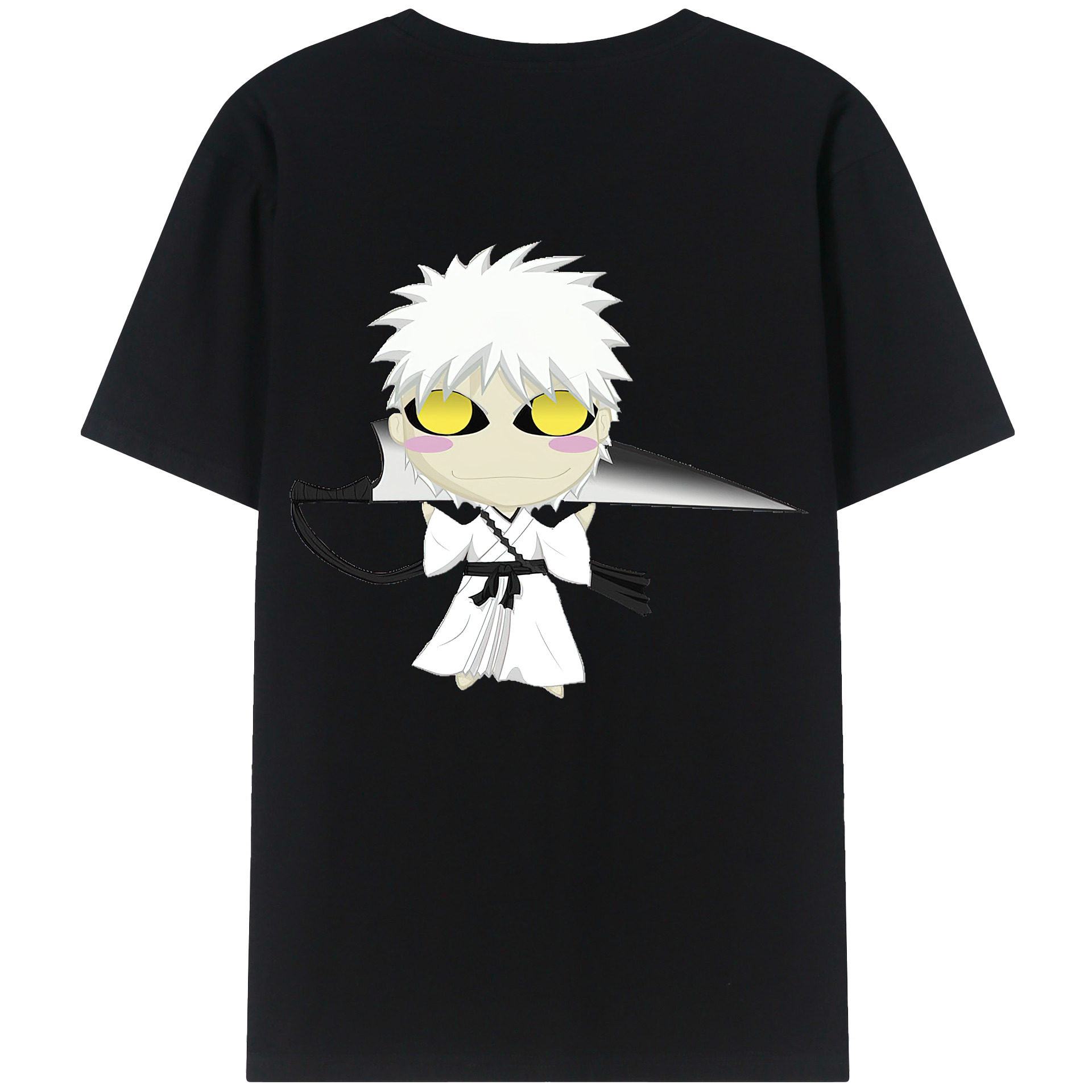 （画像用） ブリーチ 黒崎一護（くろさき いちご）BLEACH Kurosaki Ichigo レディース半袖Tシャツ(バックプリント)