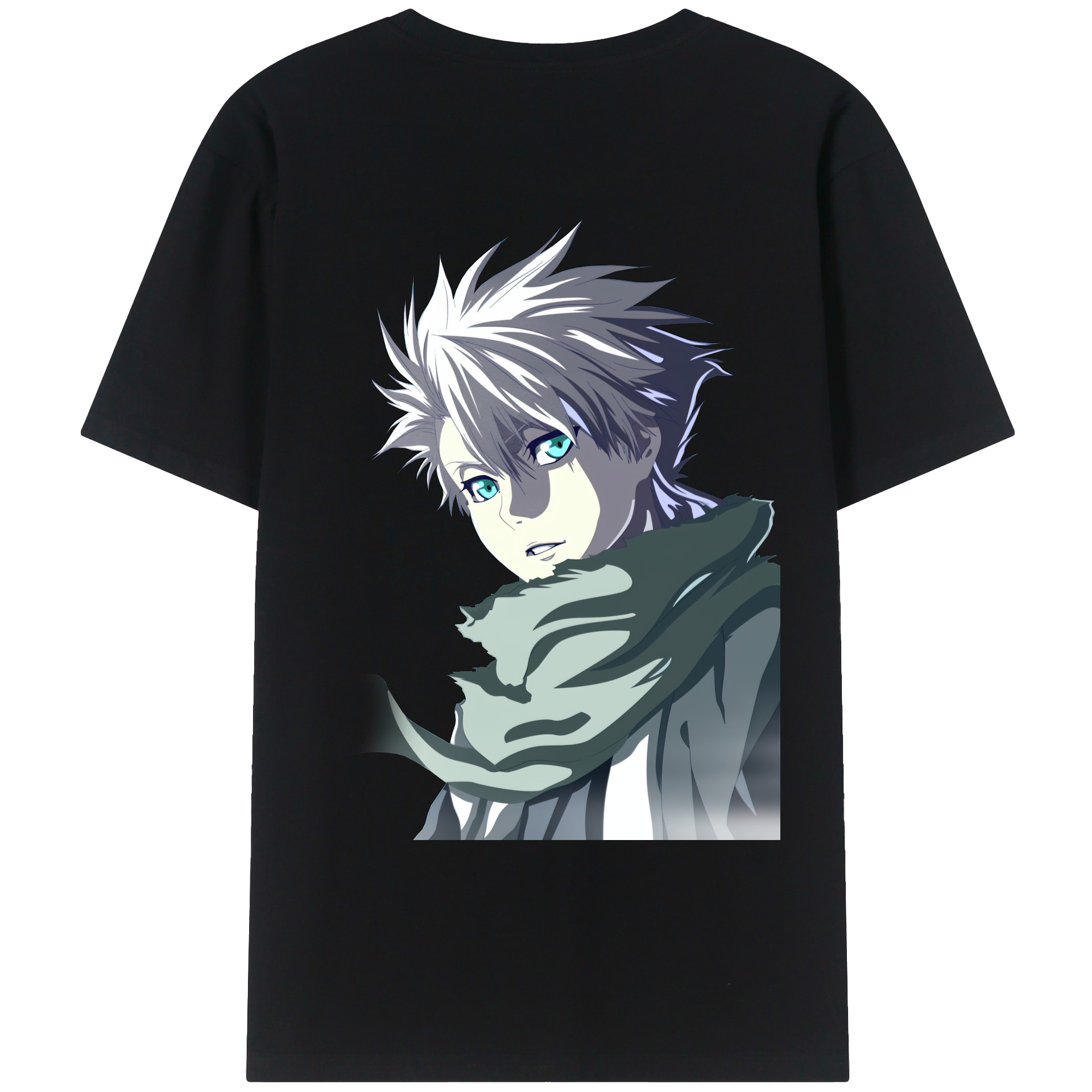 （画像用） ブリーチ 日番谷冬獅郎（ひつがや とうしろう） BLEACH Hitsugaya Toushirou レディース半袖Tシャツ(バックプリント)