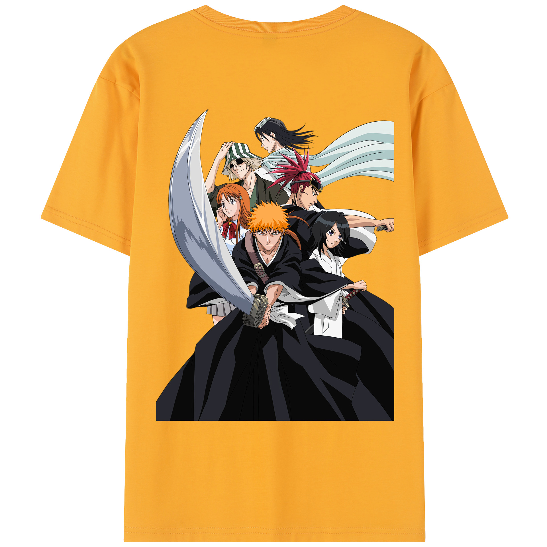 （画像用） ブリーチ 黒崎一護（くろさき いちご）BLEACH Kurosaki Ichigo レディース半袖Tシャツ(バックプリント)