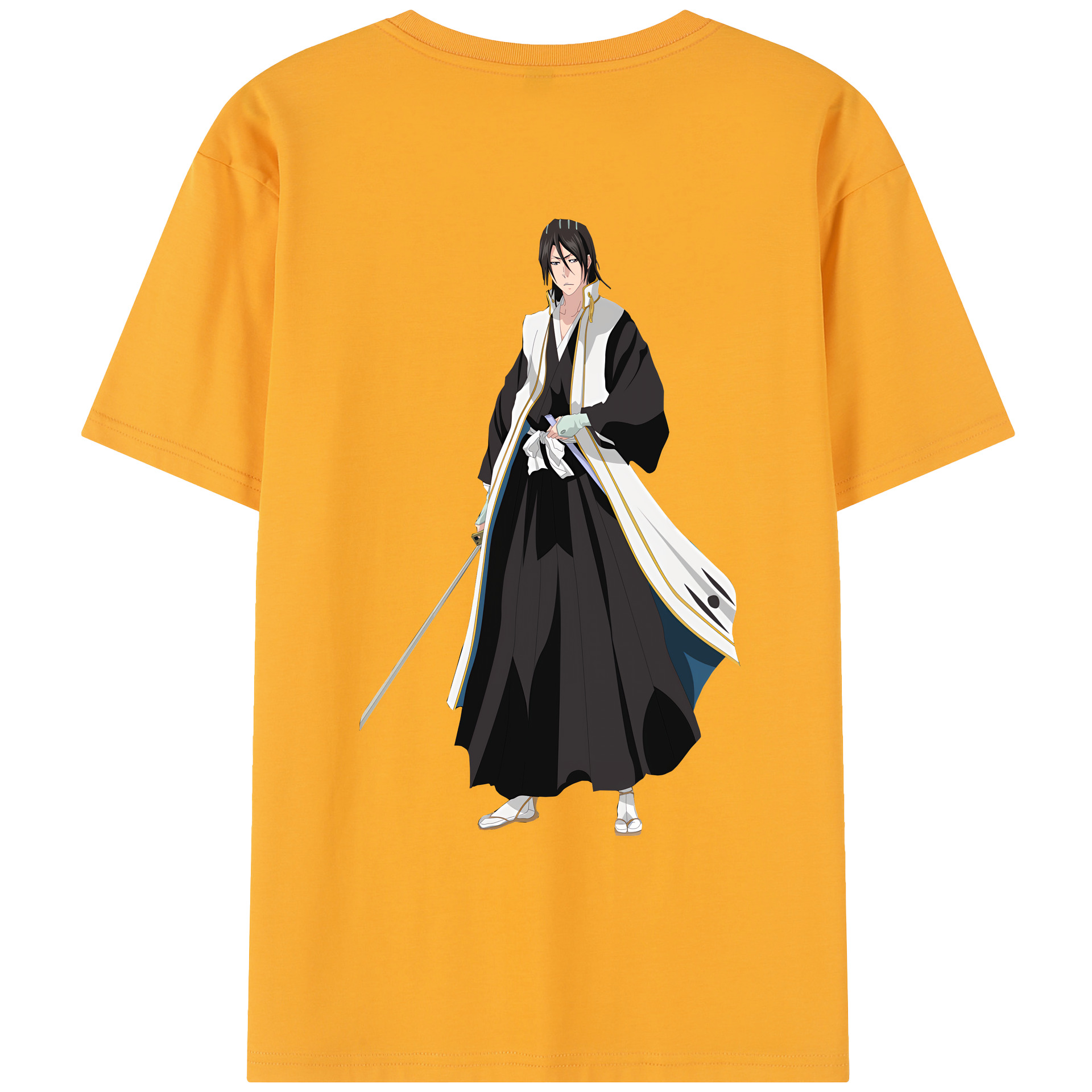 （画像用） ブリーチ くちき びゃくや BLEACH Kuchiki Byakuya レディース半袖Tシャツ(バックプリント)