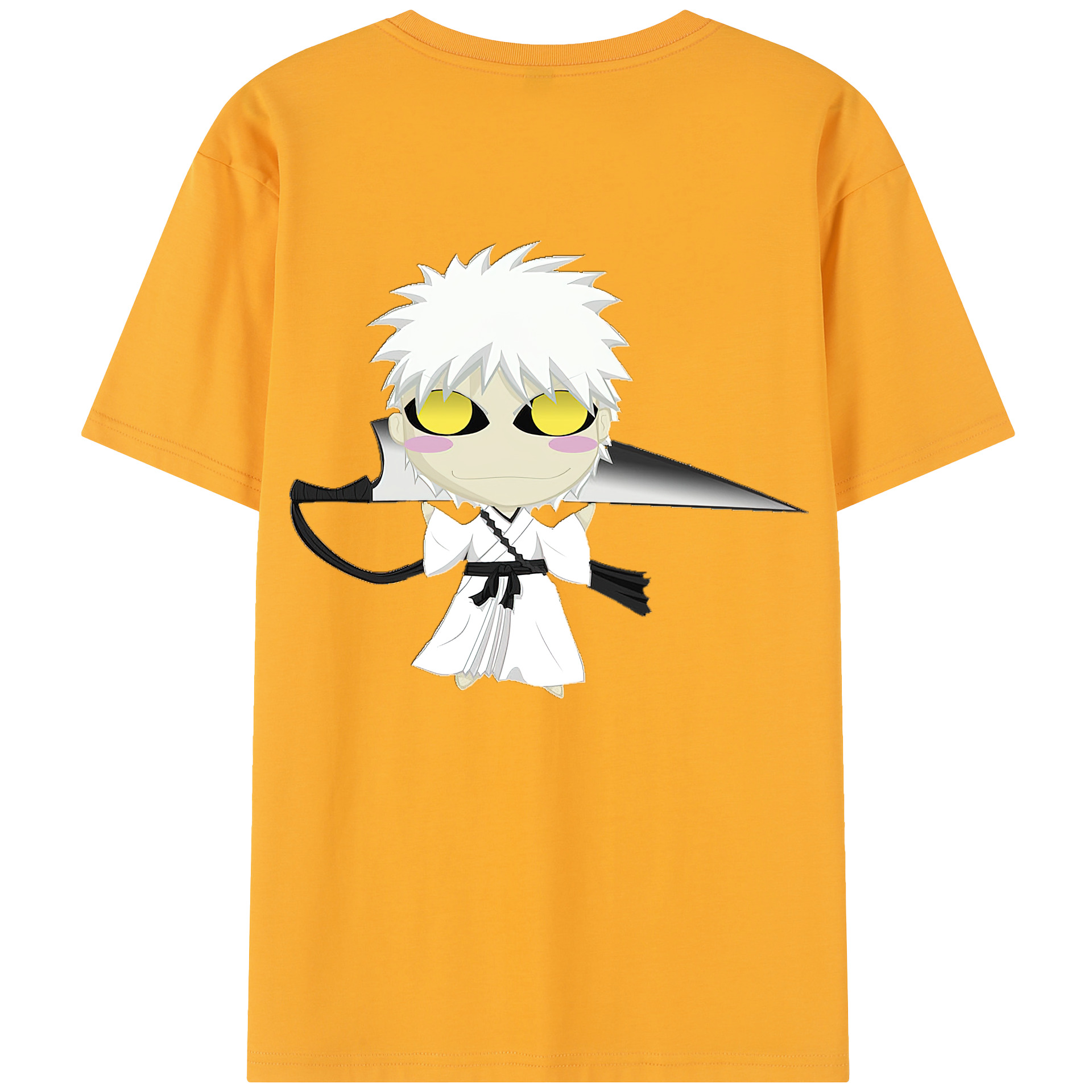 （画像用） ブリーチ 黒崎一護（くろさき いちご）BLEACH Kurosaki Ichigo レディース半袖Tシャツ(バックプリント)