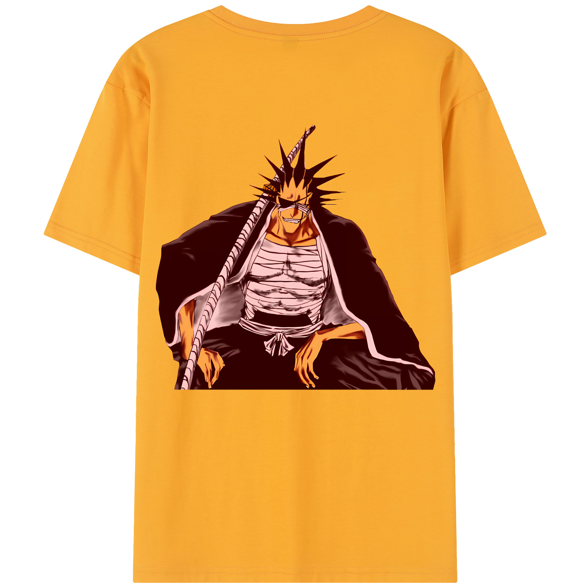 （画像用） ブリーチ ざらき けんぱち BLEACH Zaraki Kenpachi レディース半袖Tシャツ(バックプリント)