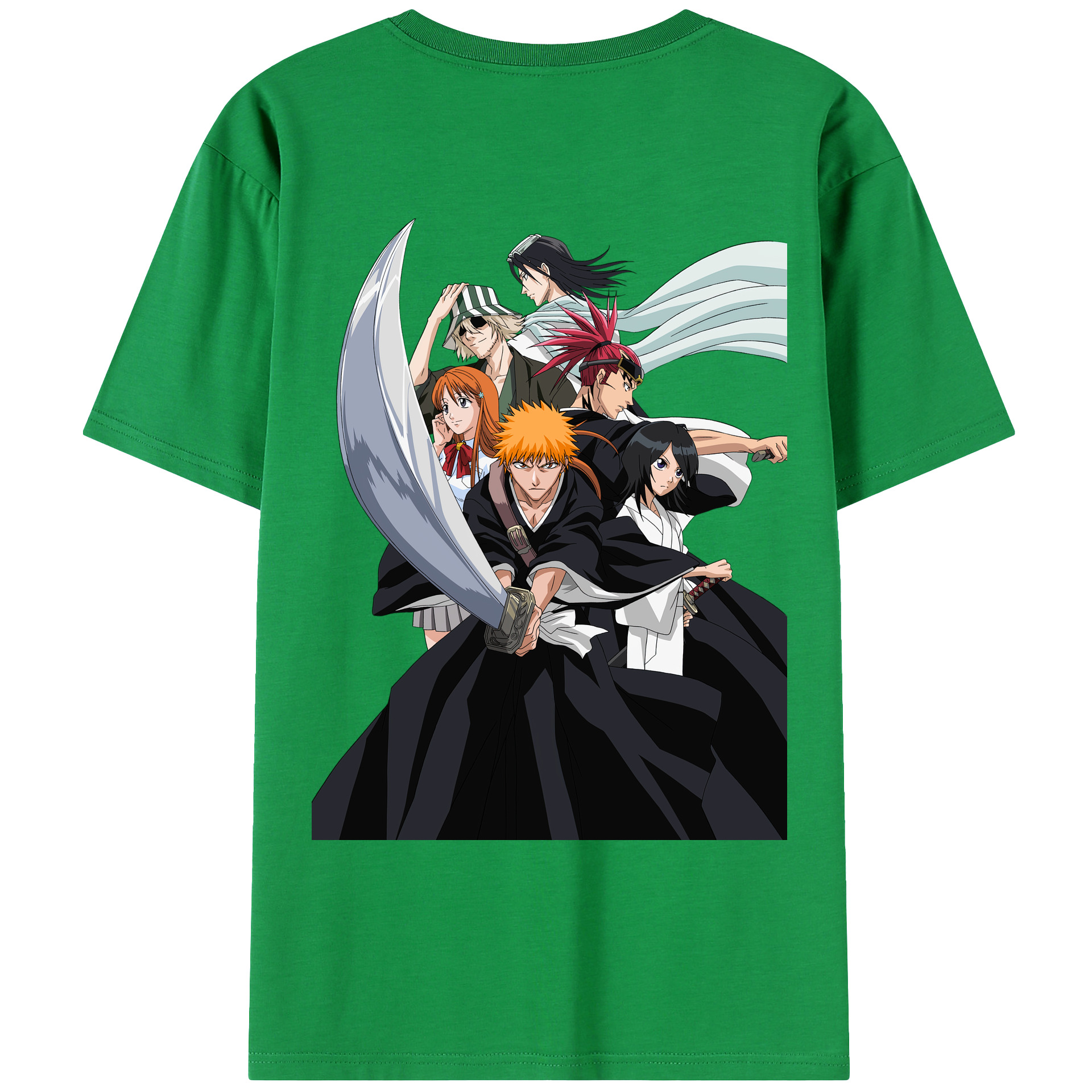 （画像用） ブリーチ 黒崎一護（くろさき いちご）BLEACH Kurosaki Ichigo レディース半袖Tシャツ(バックプリント)