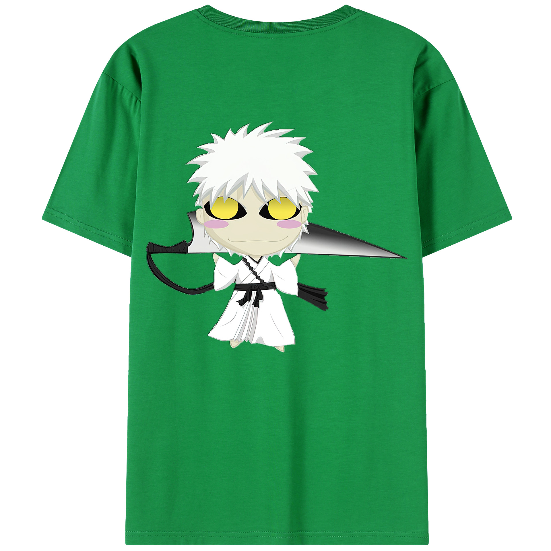 （画像用） ブリーチ 黒崎一護（くろさき いちご）BLEACH Kurosaki Ichigo レディース半袖Tシャツ(バックプリント)