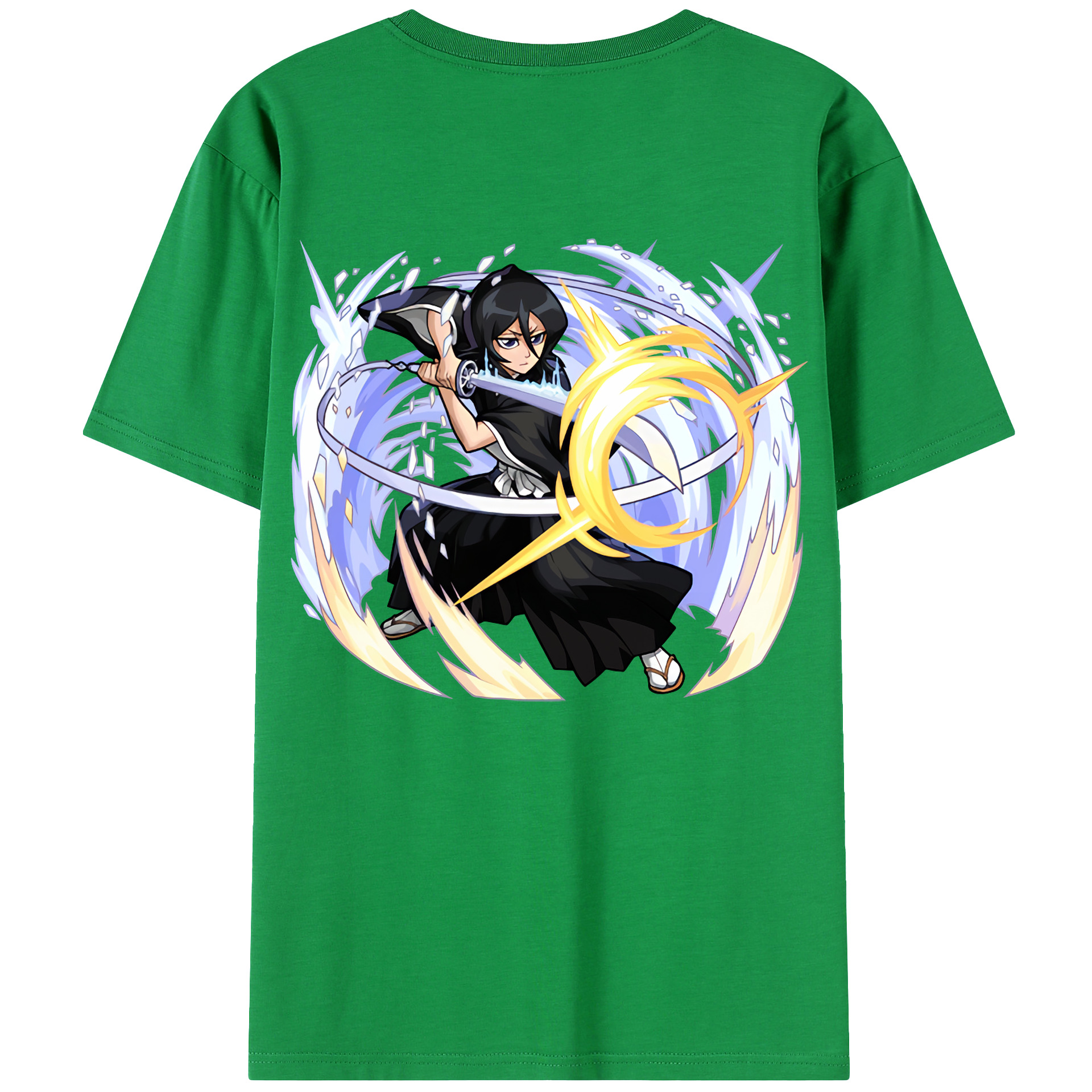 （画像用） ブリーチ 朽木ルキア BLEACH Kuchiki Rukia レディース半袖Tシャツ(バックプリント)