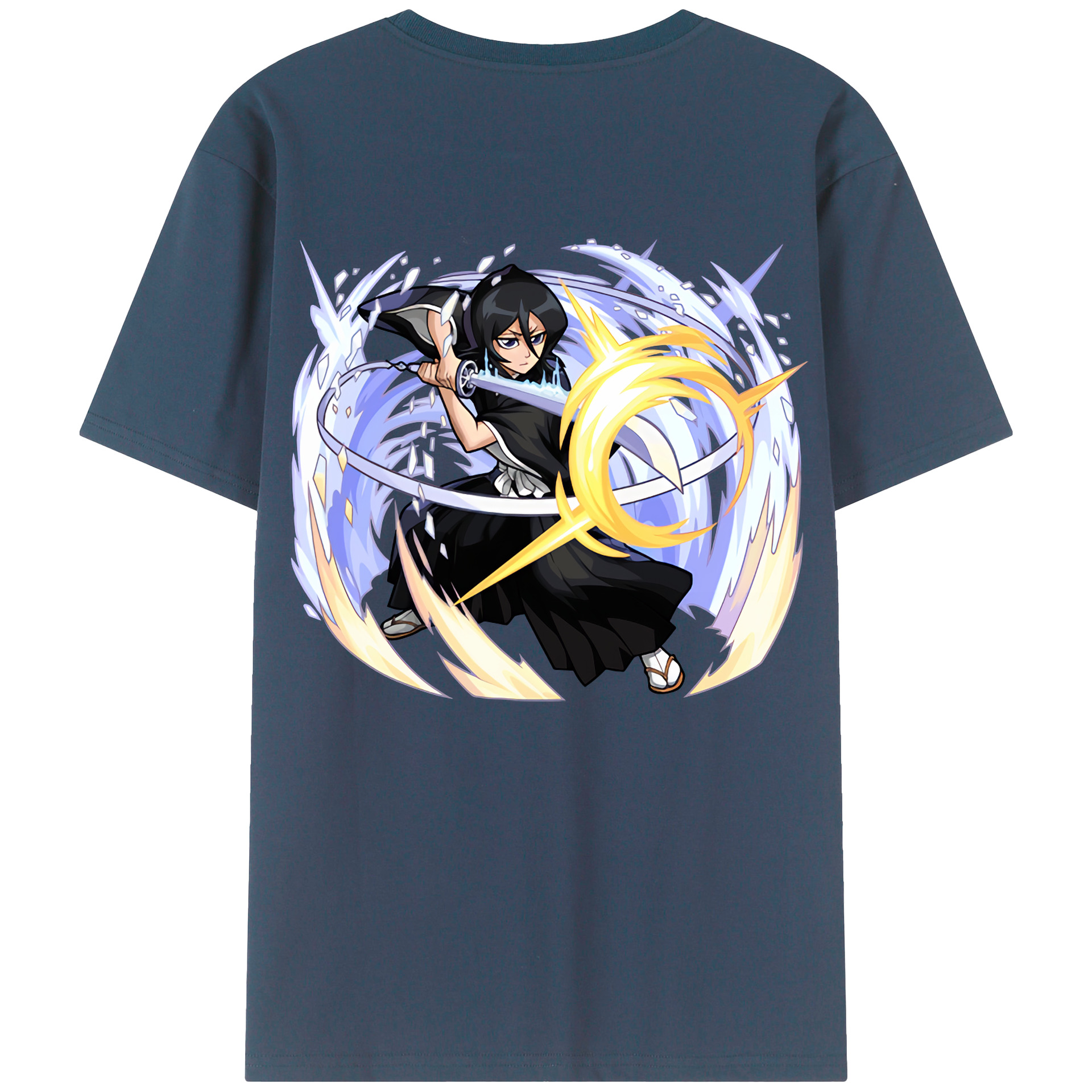 （画像用） ブリーチ 朽木ルキア BLEACH Kuchiki Rukia レディース半袖Tシャツ(バックプリント)