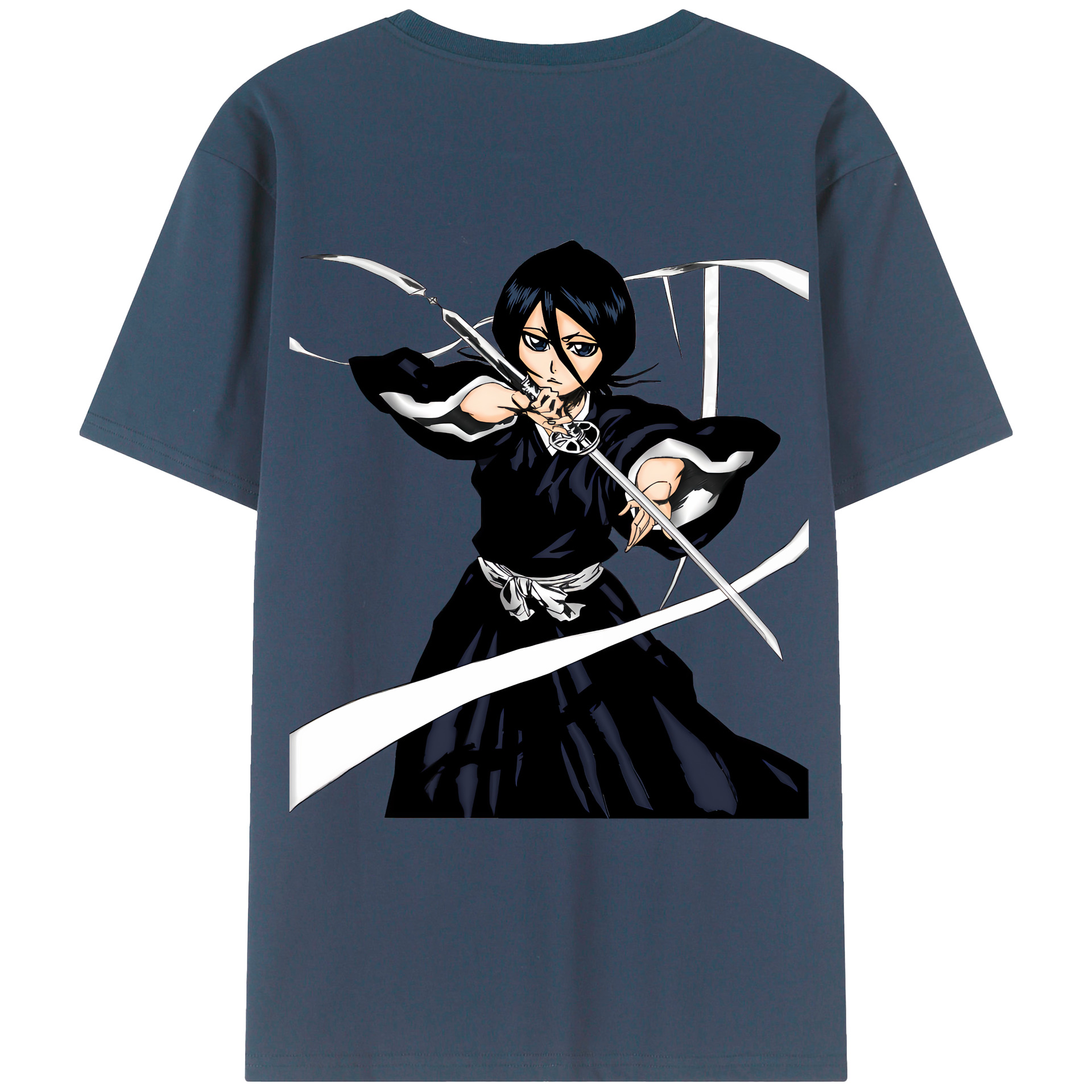 （画像用） ブリーチ 朽木ルキア BLEACH Kuchiki Rukia レディース半袖Tシャツ(バックプリント)