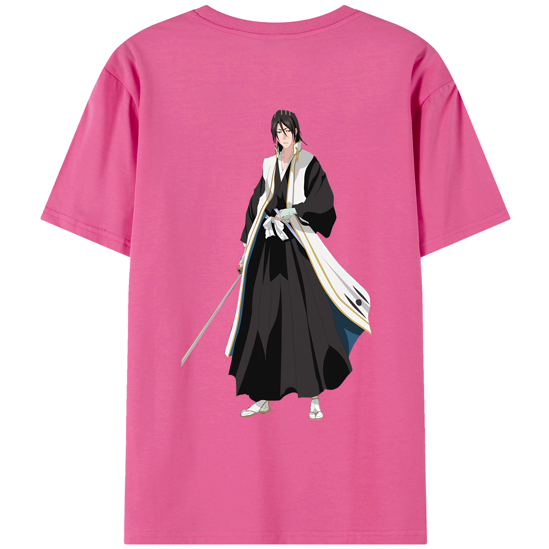 （画像用） ブリーチ くちき びゃくや BLEACH Kuchiki Byakuya レディース半袖Tシャツ(バックプリント)