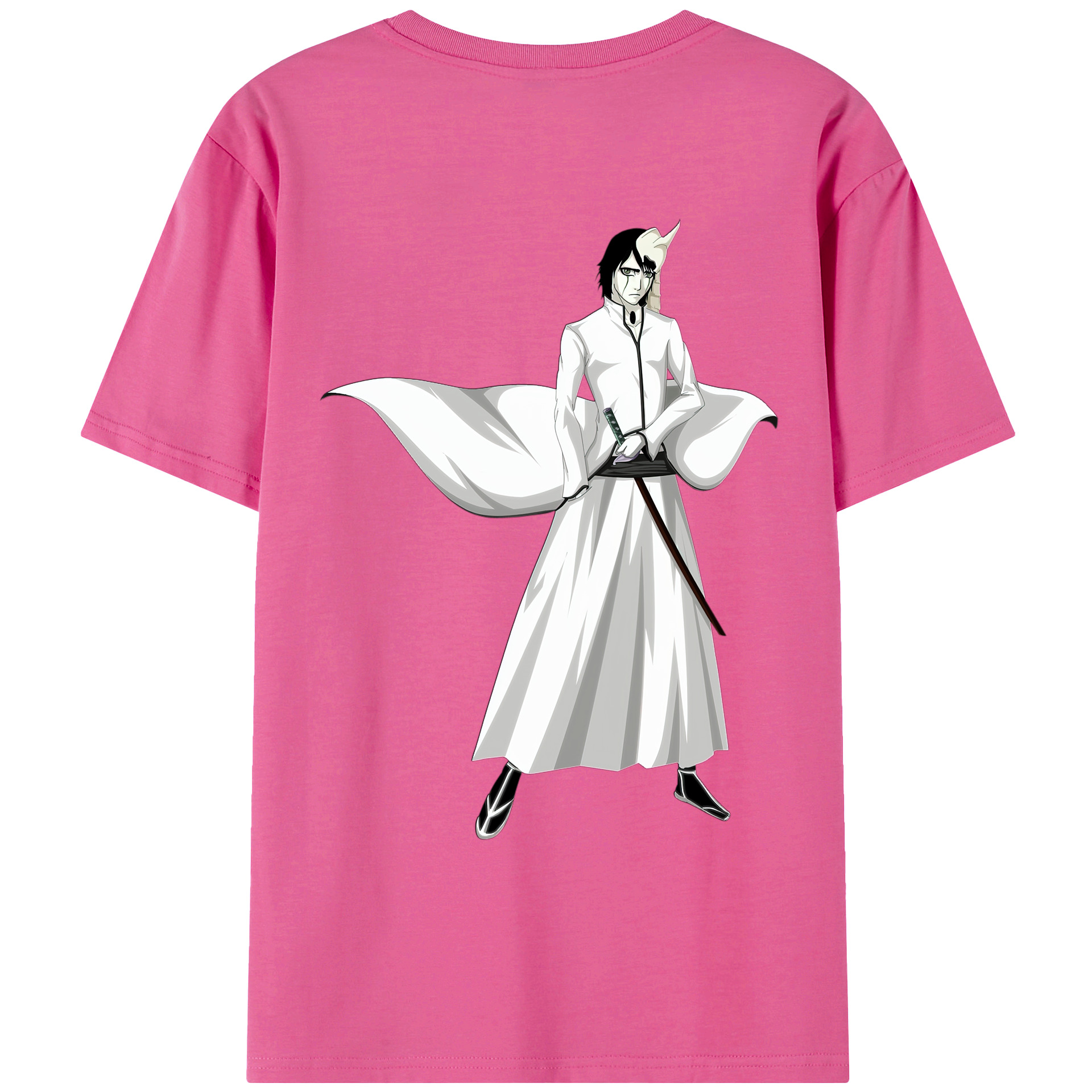 （画像用） ブリーチ ウルキオラ·シファー BLEACH Ulquiorra cifer レディース半袖Tシャツ(バックプリント)
