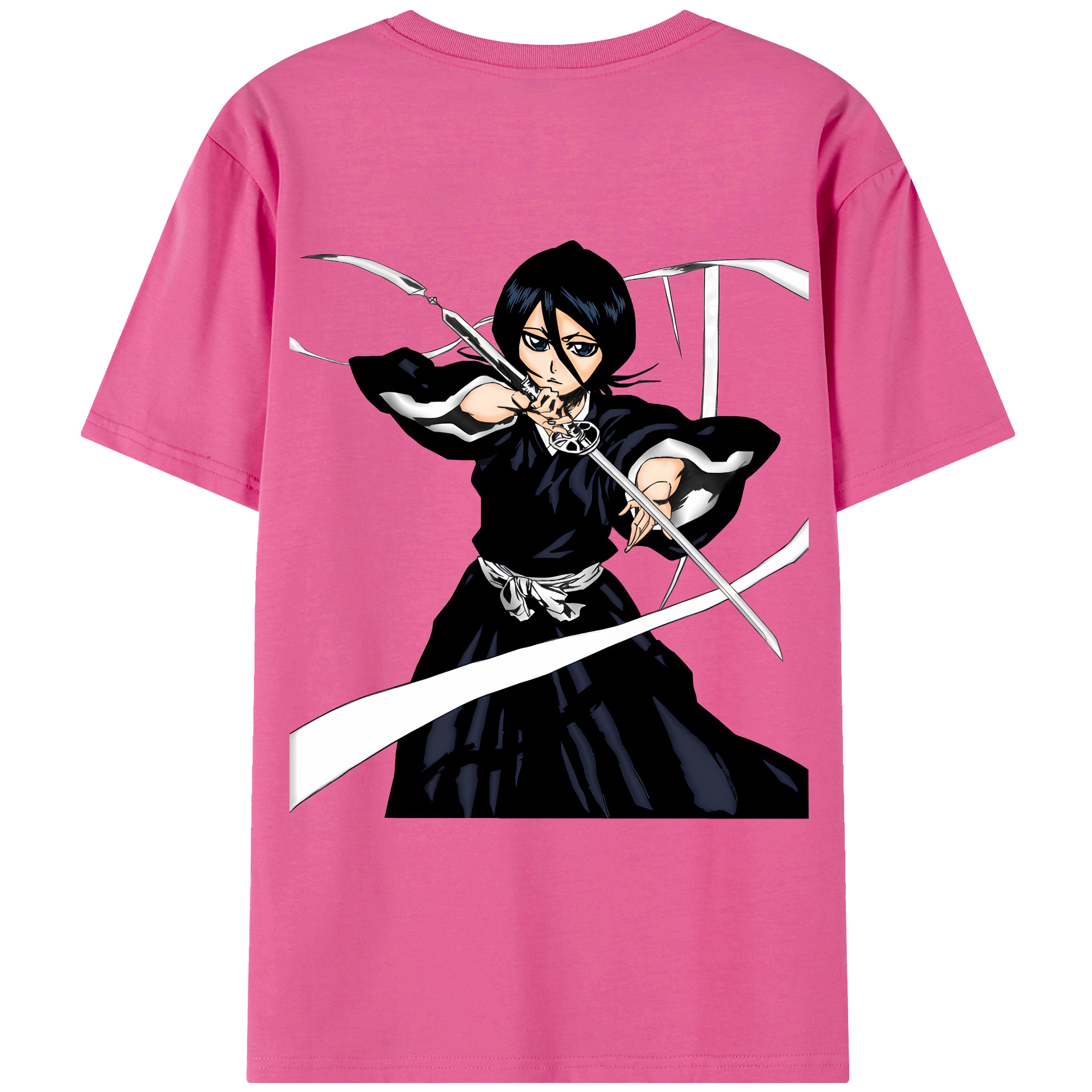 （画像用） ブリーチ 朽木ルキア BLEACH Kuchiki Rukia レディース半袖Tシャツ(バックプリント)