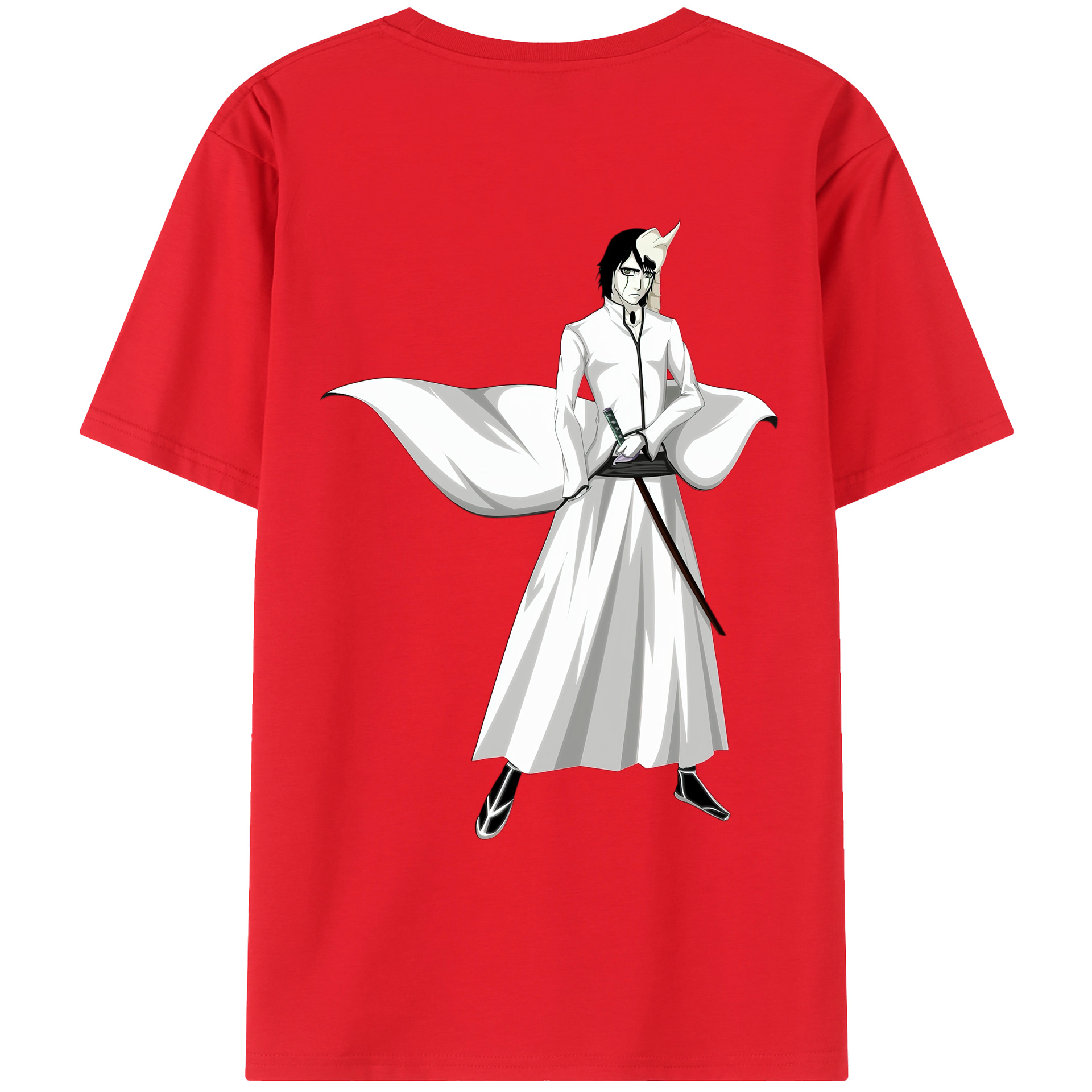 （画像用） ブリーチ ウルキオラ·シファー BLEACH Ulquiorra cifer レディース半袖Tシャツ(バックプリント)