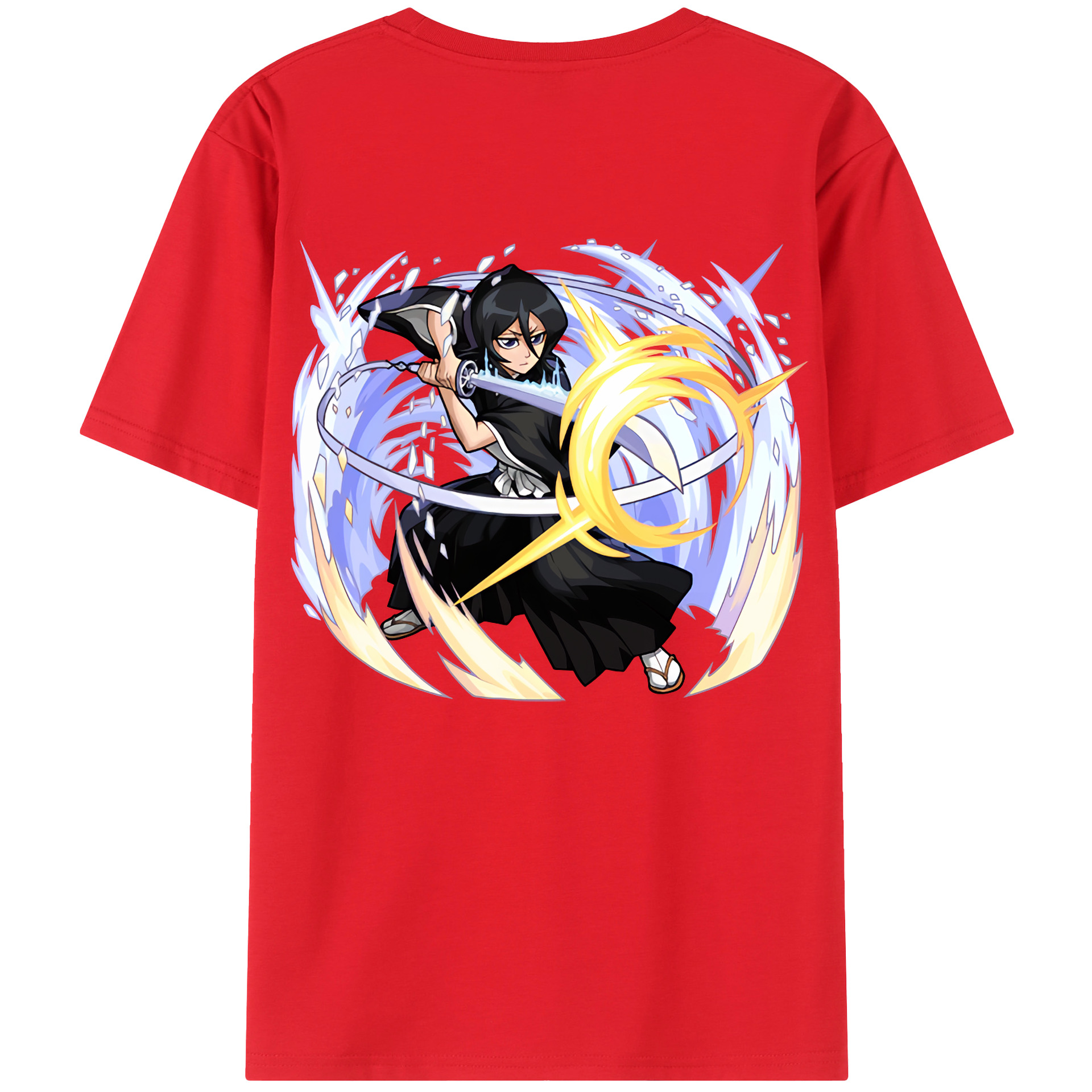 （画像用） ブリーチ 朽木ルキア BLEACH Kuchiki Rukia レディース半袖Tシャツ(バックプリント)