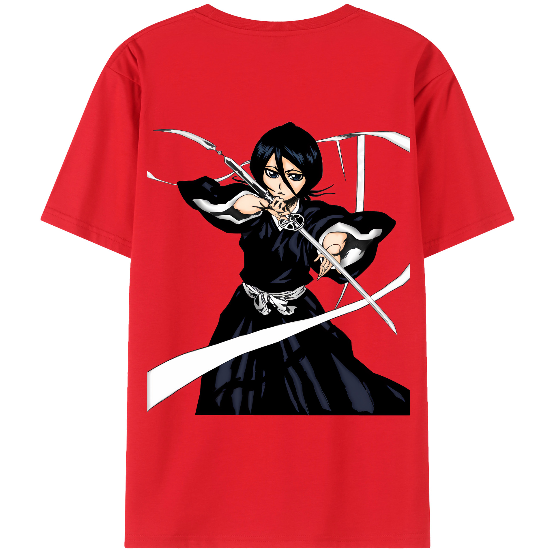 （画像用） ブリーチ 朽木ルキア BLEACH Kuchiki Rukia レディース半袖Tシャツ(バックプリント)