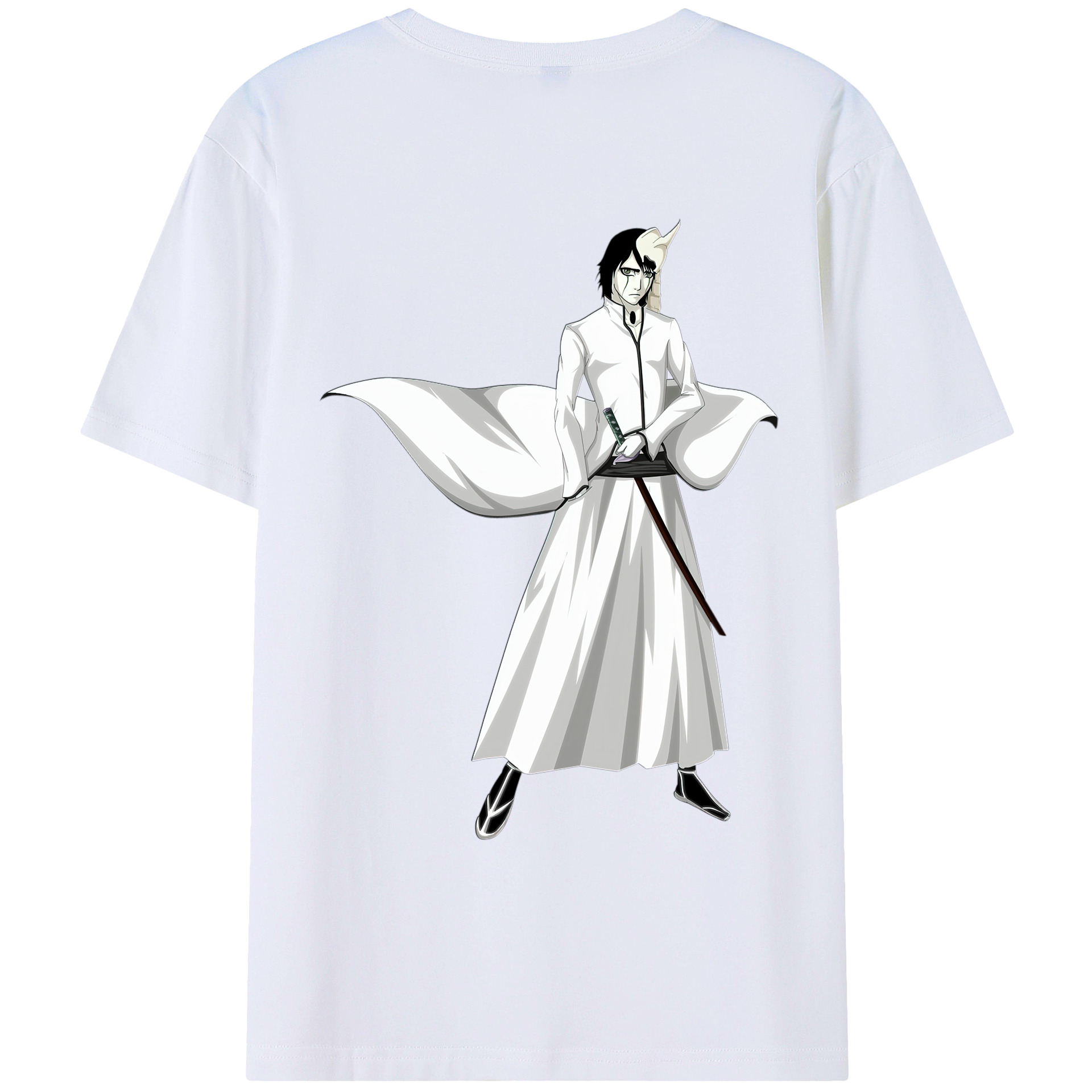 （画像用） ブリーチ ウルキオラ·シファー BLEACH Ulquiorra cifer レディース半袖Tシャツ(バックプリント)
