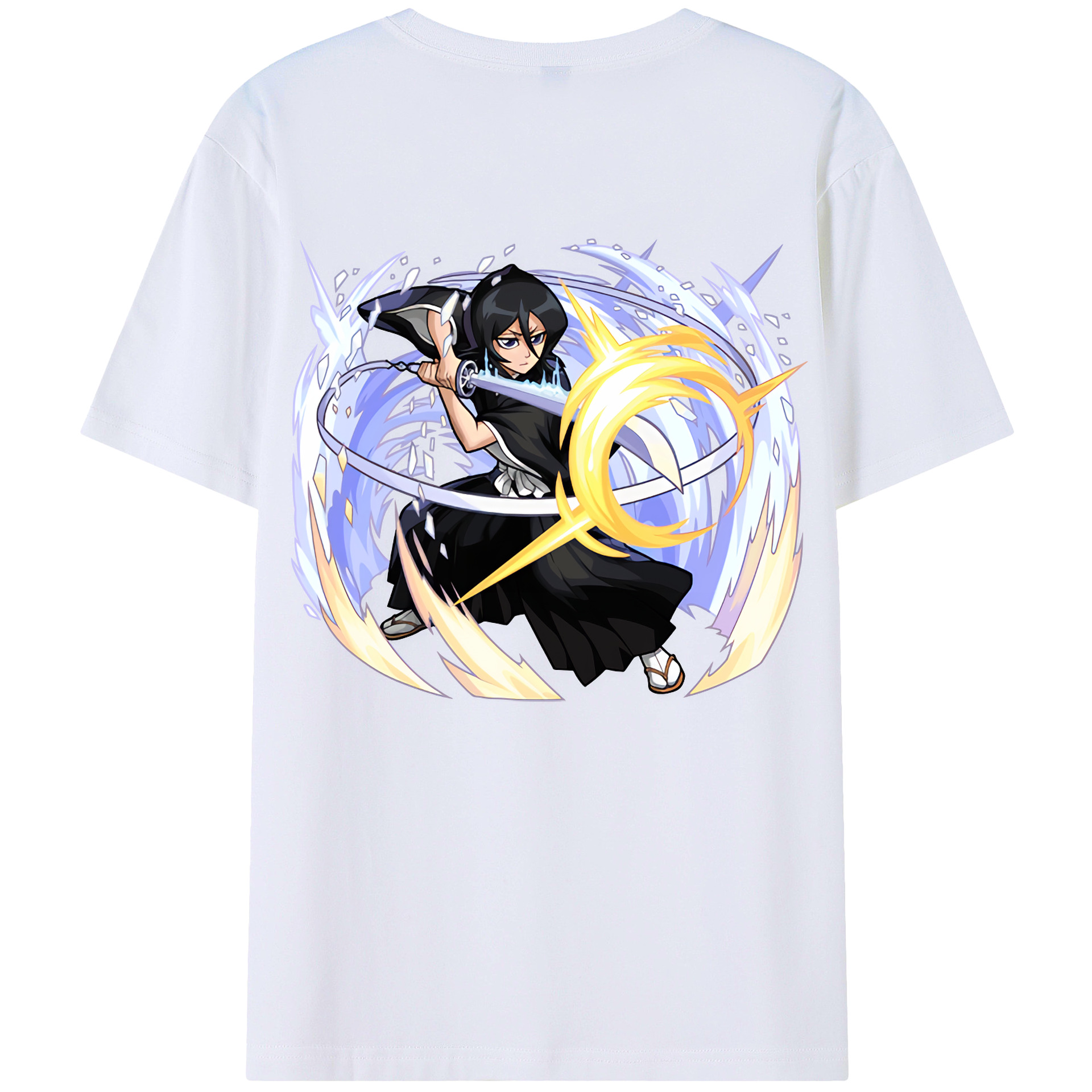 （画像用） ブリーチ 朽木ルキア BLEACH Kuchiki Rukia レディース半袖Tシャツ(バックプリント)