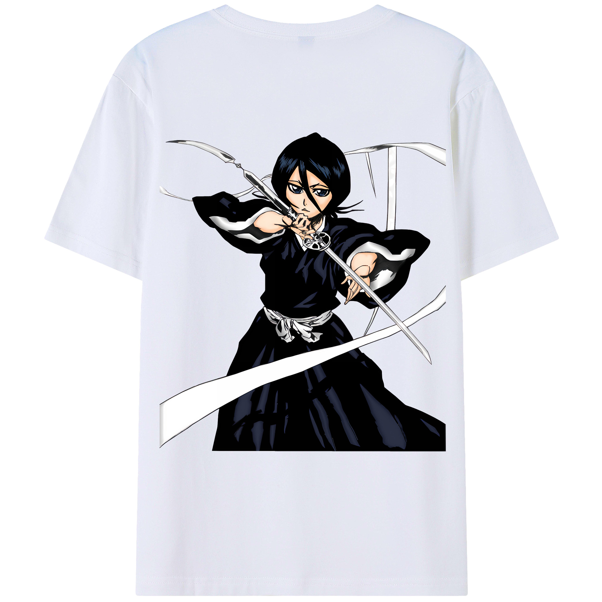 （画像用） ブリーチ 朽木ルキア BLEACH Kuchiki Rukia レディース半袖Tシャツ(バックプリント)