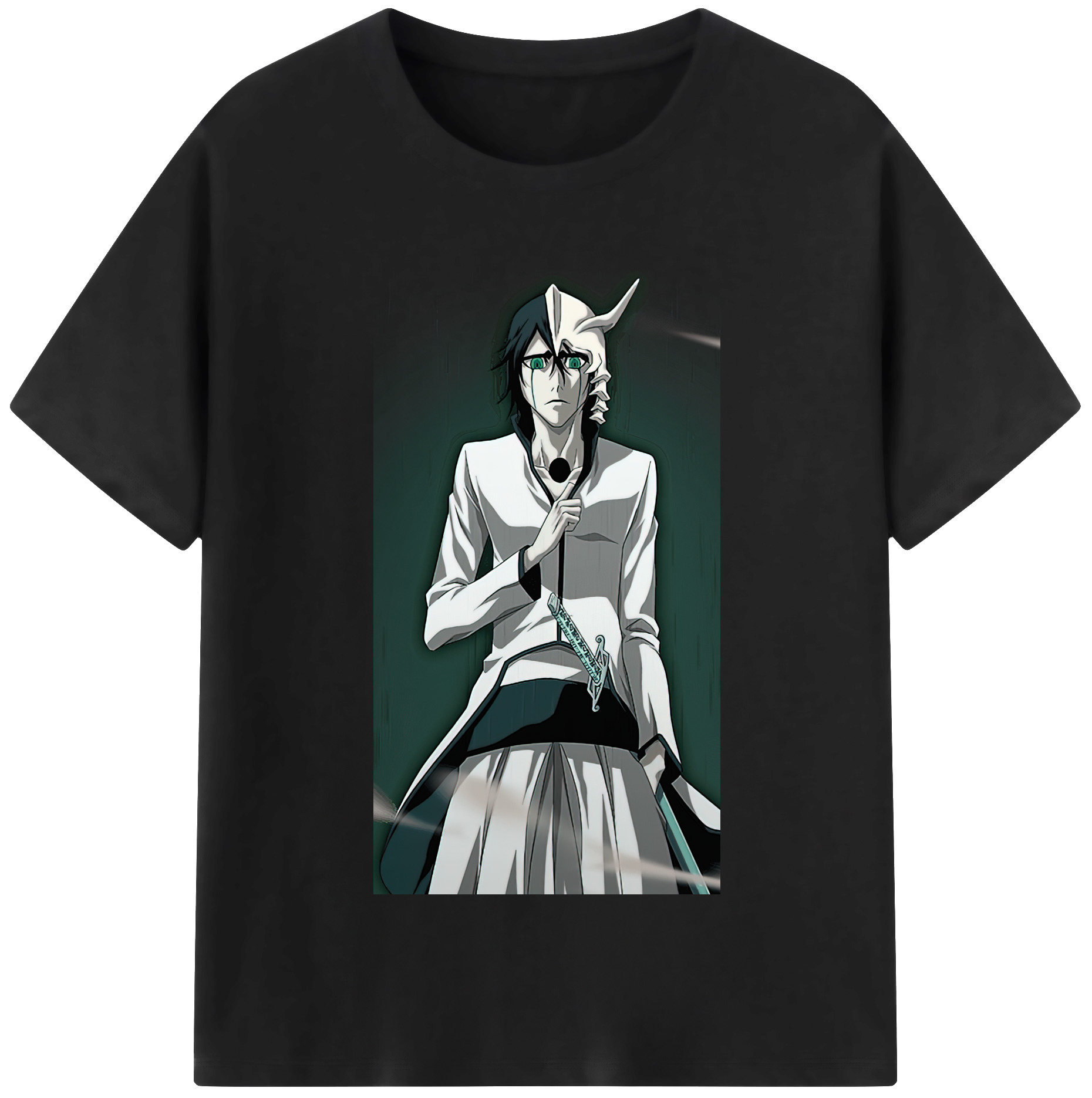 （画像用） ブリーチ ウルキオラ·シファー BLEACH Ulquiorra cifer レディースカジュアルプリントTシャツ（綿100％）
