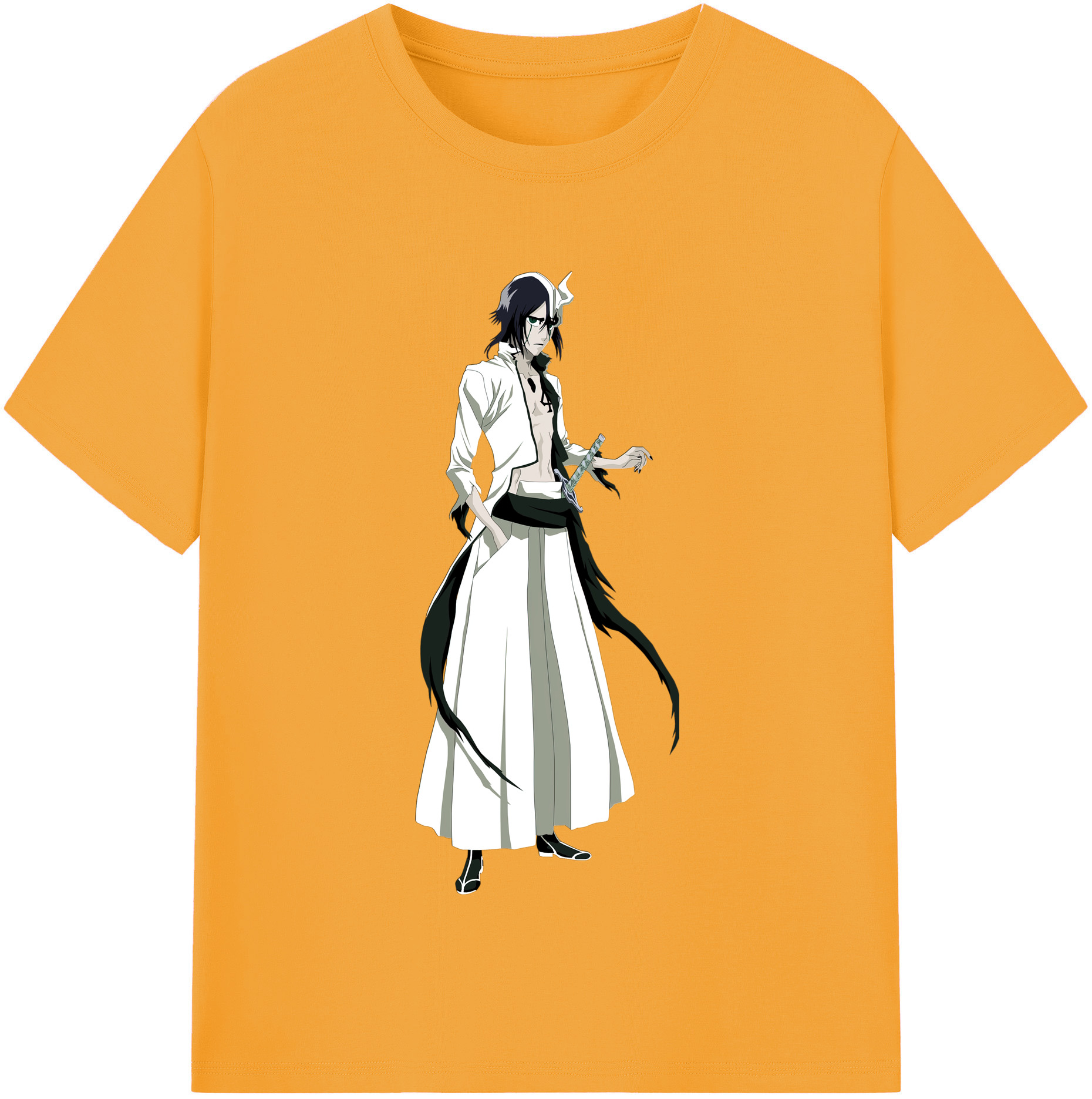 （画像用） ブリーチ ウルキオラ·シファー BLEACH Ulquiorra cifer レディースカジュアルプリントTシャツ（綿100％）