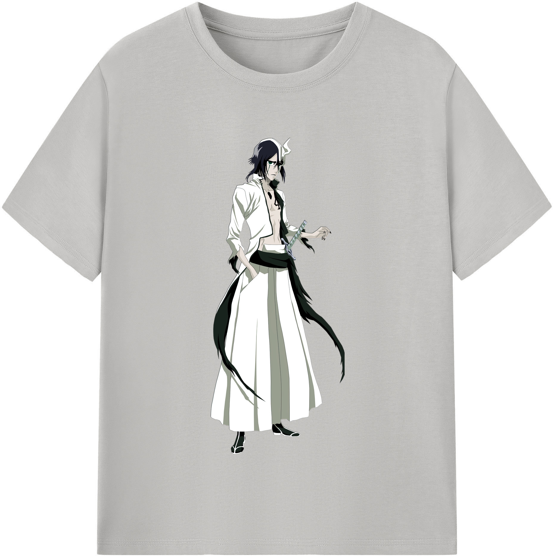 （画像用） ブリーチ ウルキオラ·シファー BLEACH Ulquiorra cifer レディースカジュアルプリントTシャツ（綿100％）