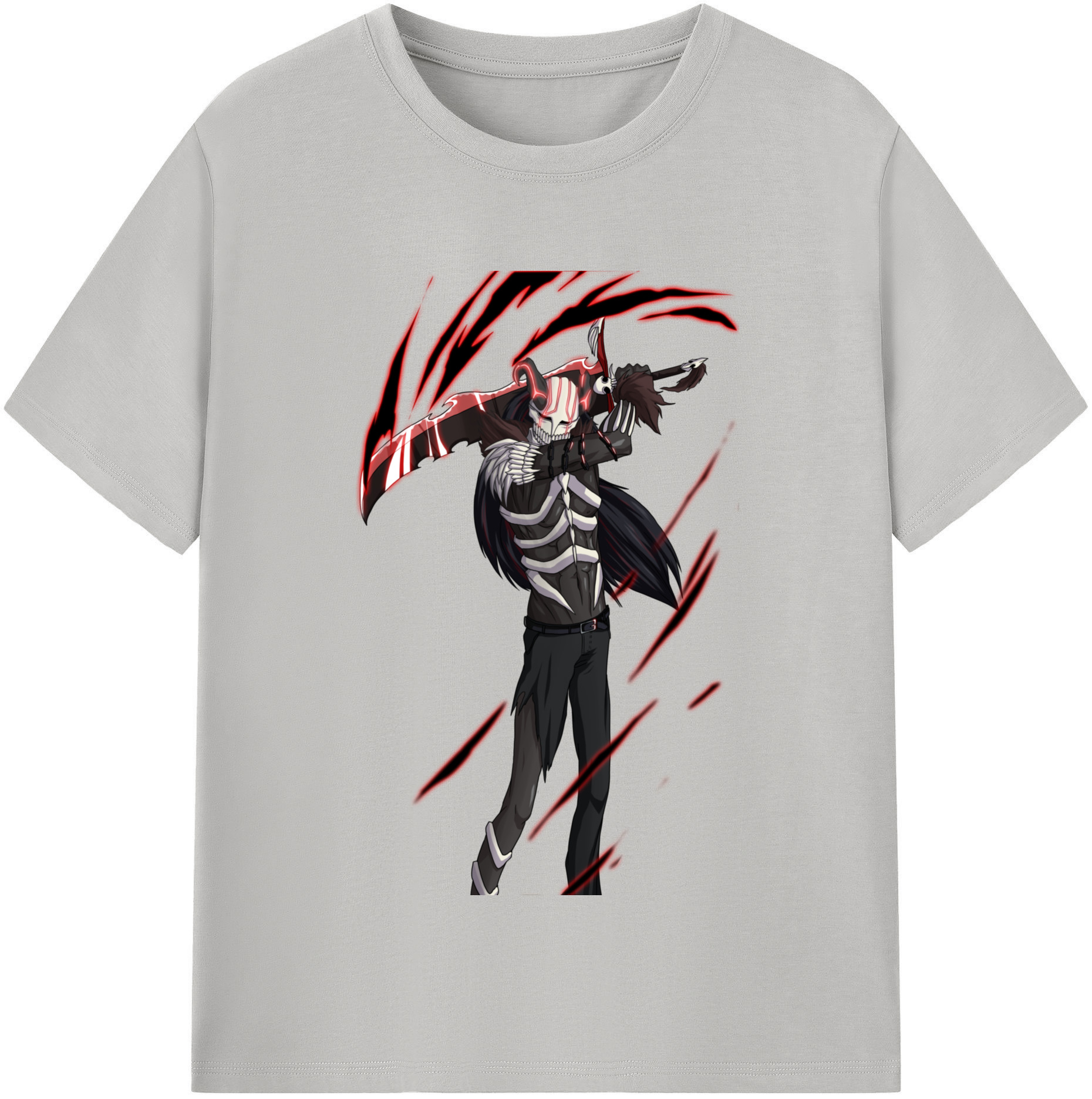 （画像用） ブリーチ 黒崎一護（くろさき いちご）BLEACH Kurosaki Ichigo レディースカジュアルプリントTシャツ（綿100％）