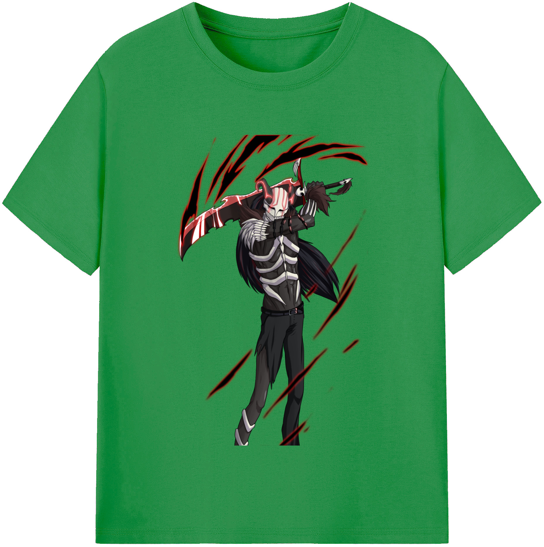 （画像用） ブリーチ 黒崎一護（くろさき いちご）BLEACH Kurosaki Ichigo レディースカジュアルプリントTシャツ（綿100％）