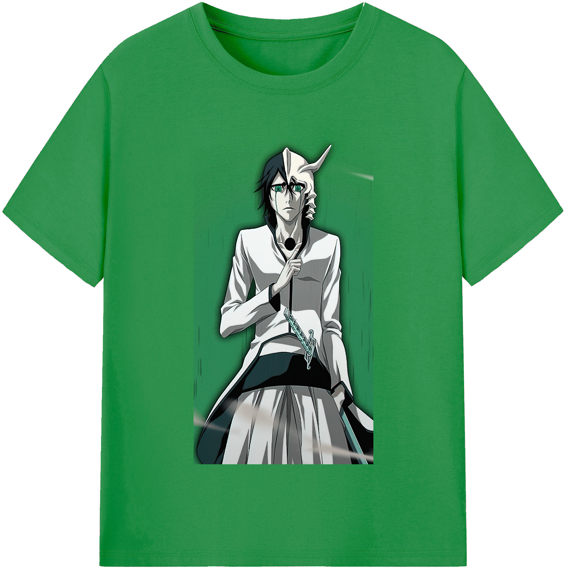 （画像用） ブリーチ ウルキオラ·シファー BLEACH Ulquiorra cifer レディースカジュアルプリントTシャツ（綿100％）