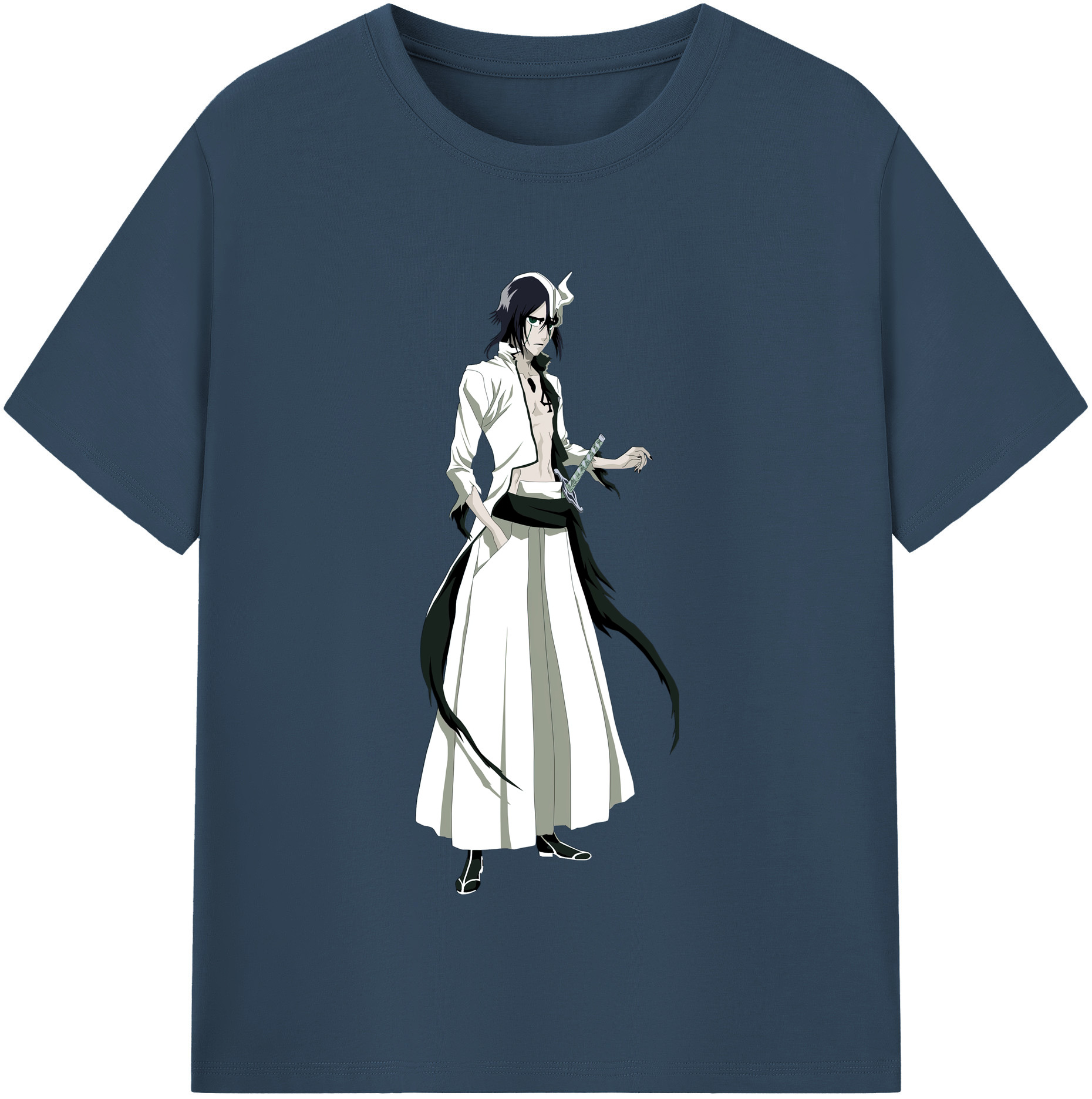 （画像用） ブリーチ ウルキオラ·シファー BLEACH Ulquiorra cifer レディースカジュアルプリントTシャツ（綿100％）