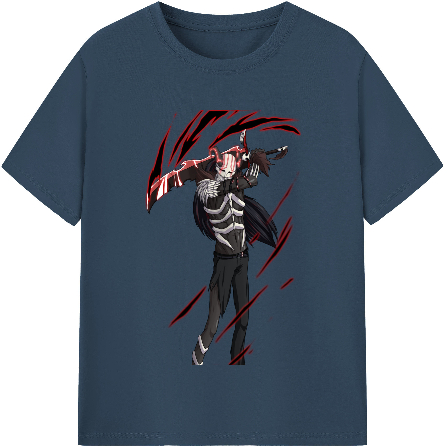 （画像用） ブリーチ 黒崎一護（くろさき いちご）BLEACH Kurosaki Ichigo レディースカジュアルプリントTシャツ（綿100％）