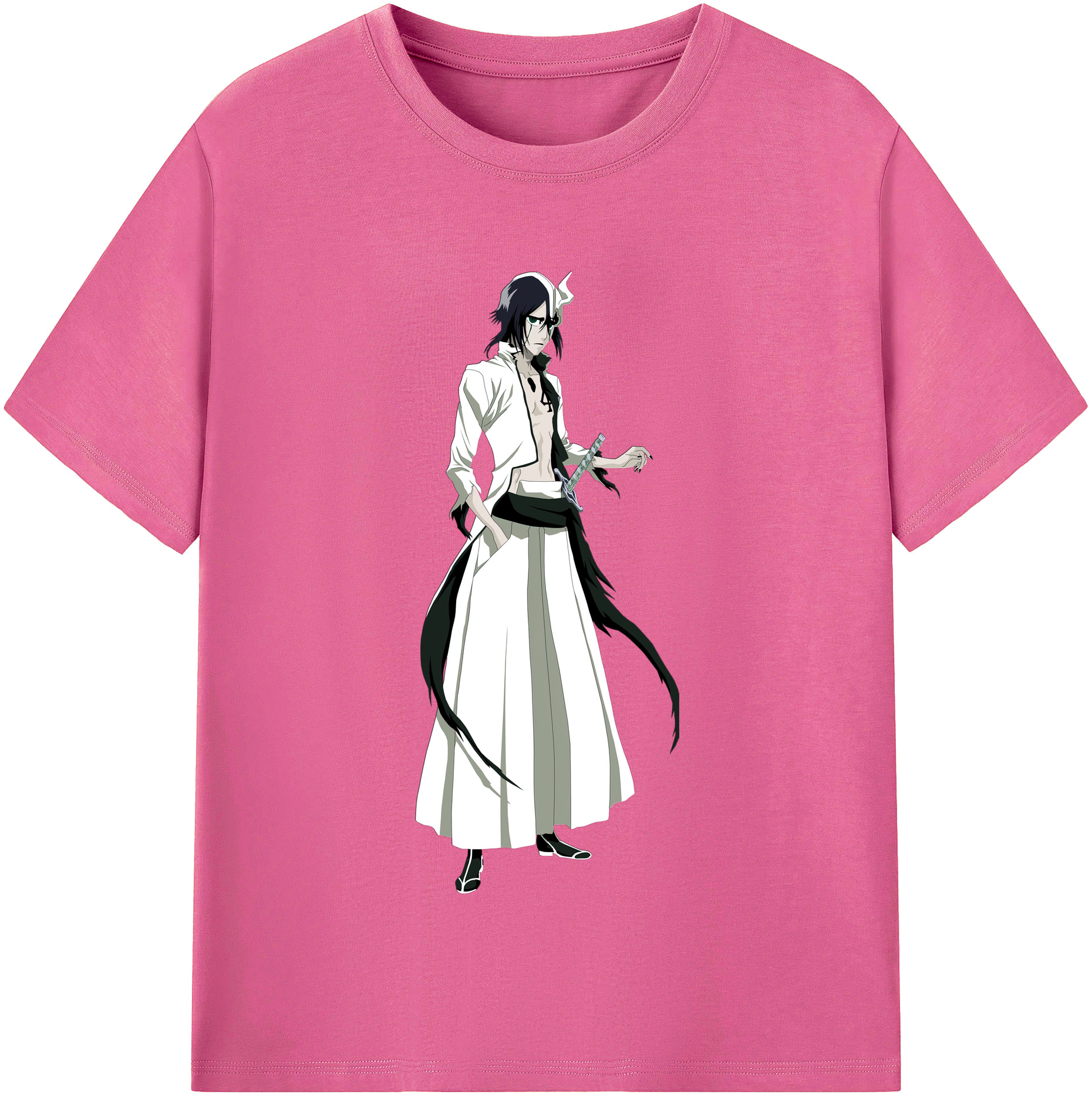 （画像用） ブリーチ ウルキオラ·シファー BLEACH Ulquiorra cifer レディースカジュアルプリントTシャツ（綿100％）