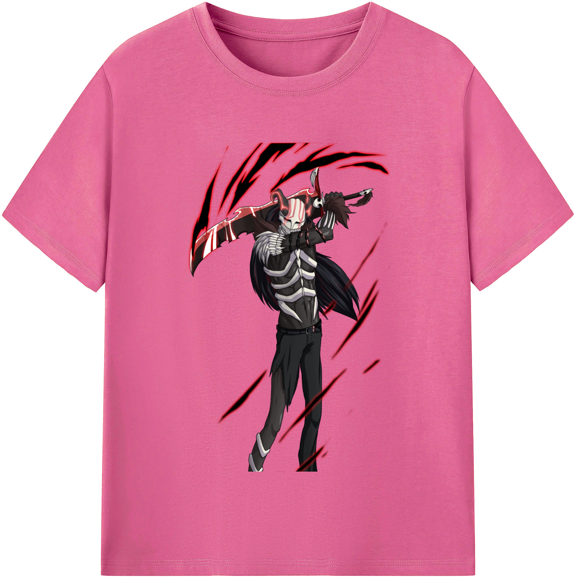 （画像用） ブリーチ 黒崎一護（くろさき いちご）BLEACH Kurosaki Ichigo レディースカジュアルプリントTシャツ（綿100％）