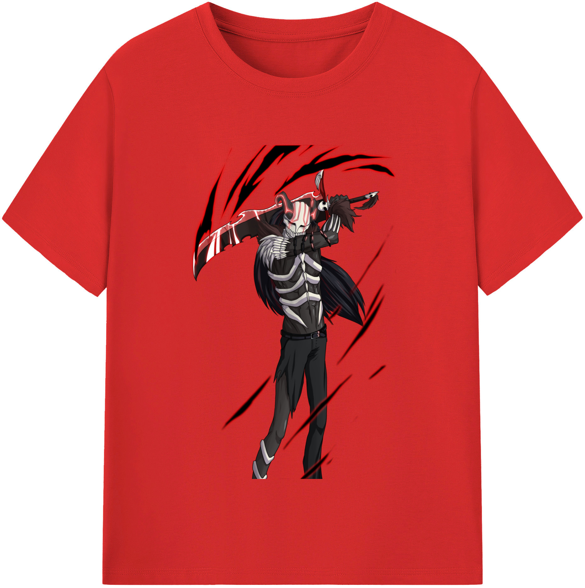 （画像用） ブリーチ 黒崎一護（くろさき いちご）BLEACH Kurosaki Ichigo レディースカジュアルプリントTシャツ（綿100％）
