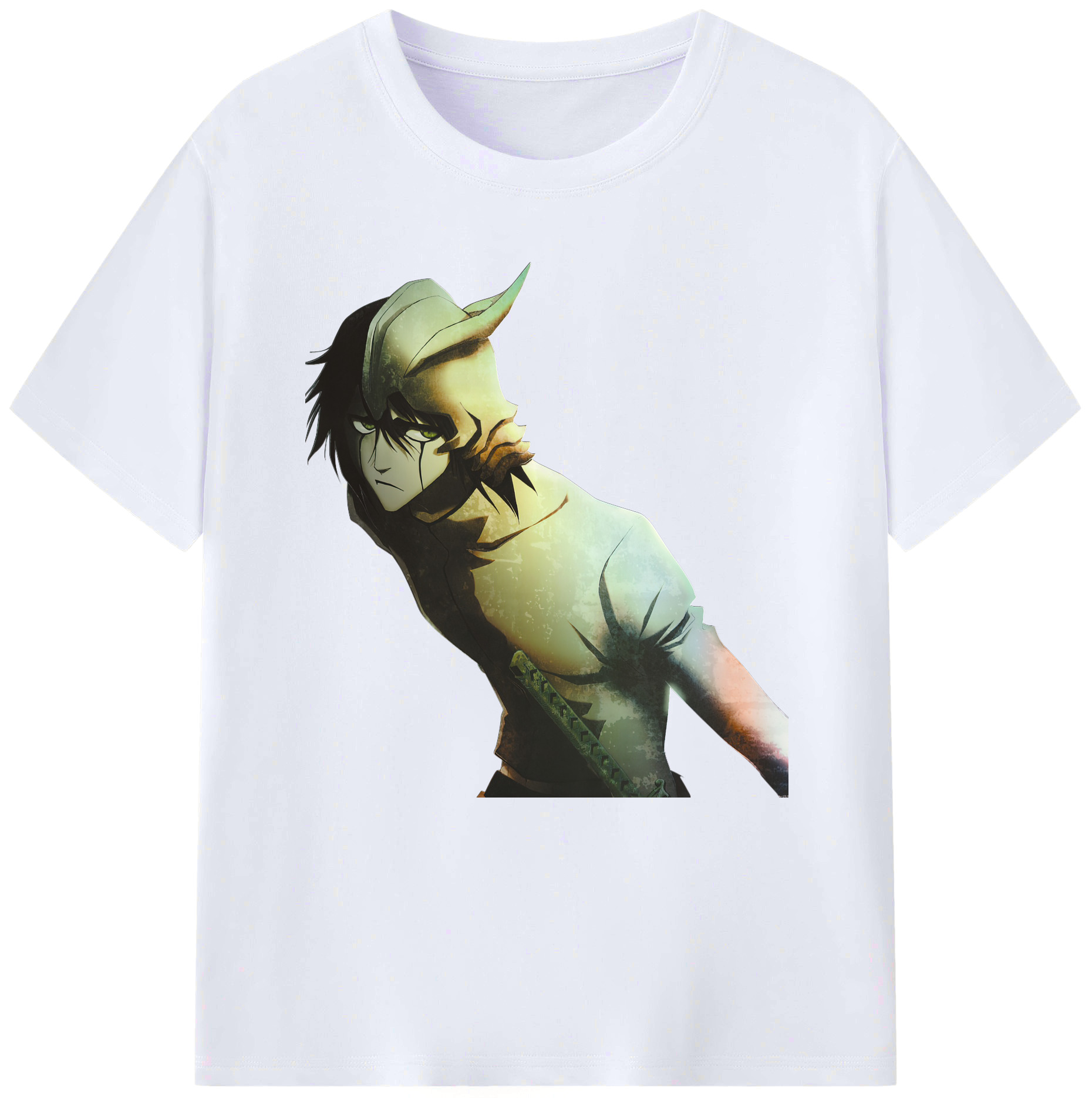 （画像用） ブリーチ ウルキオラ·シファー BLEACH Ulquiorra cifer レディースカジュアルプリントTシャツ（綿100％）