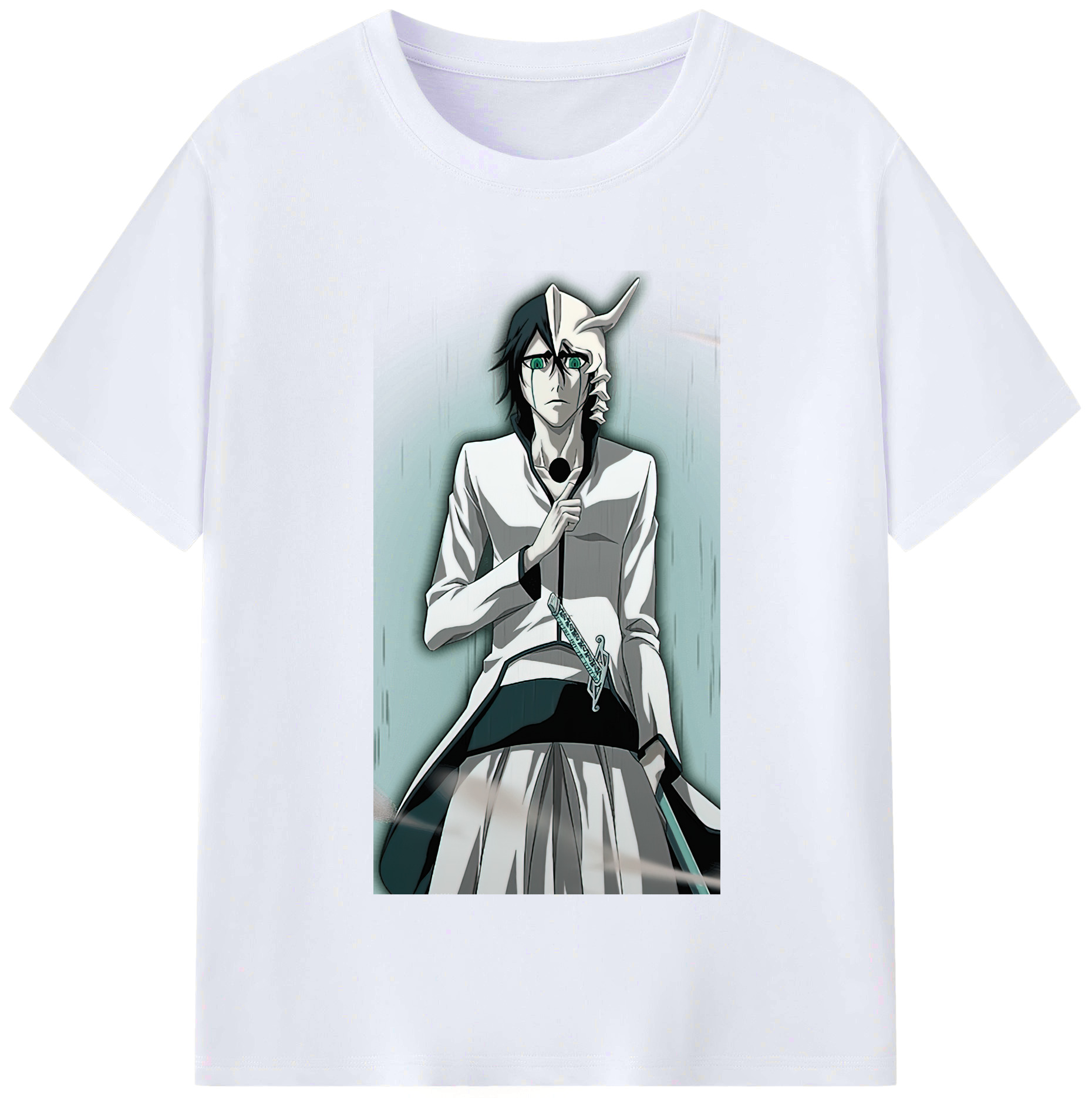 （画像用） ブリーチ ウルキオラ·シファー BLEACH Ulquiorra cifer レディースカジュアルプリントTシャツ（綿100％）
