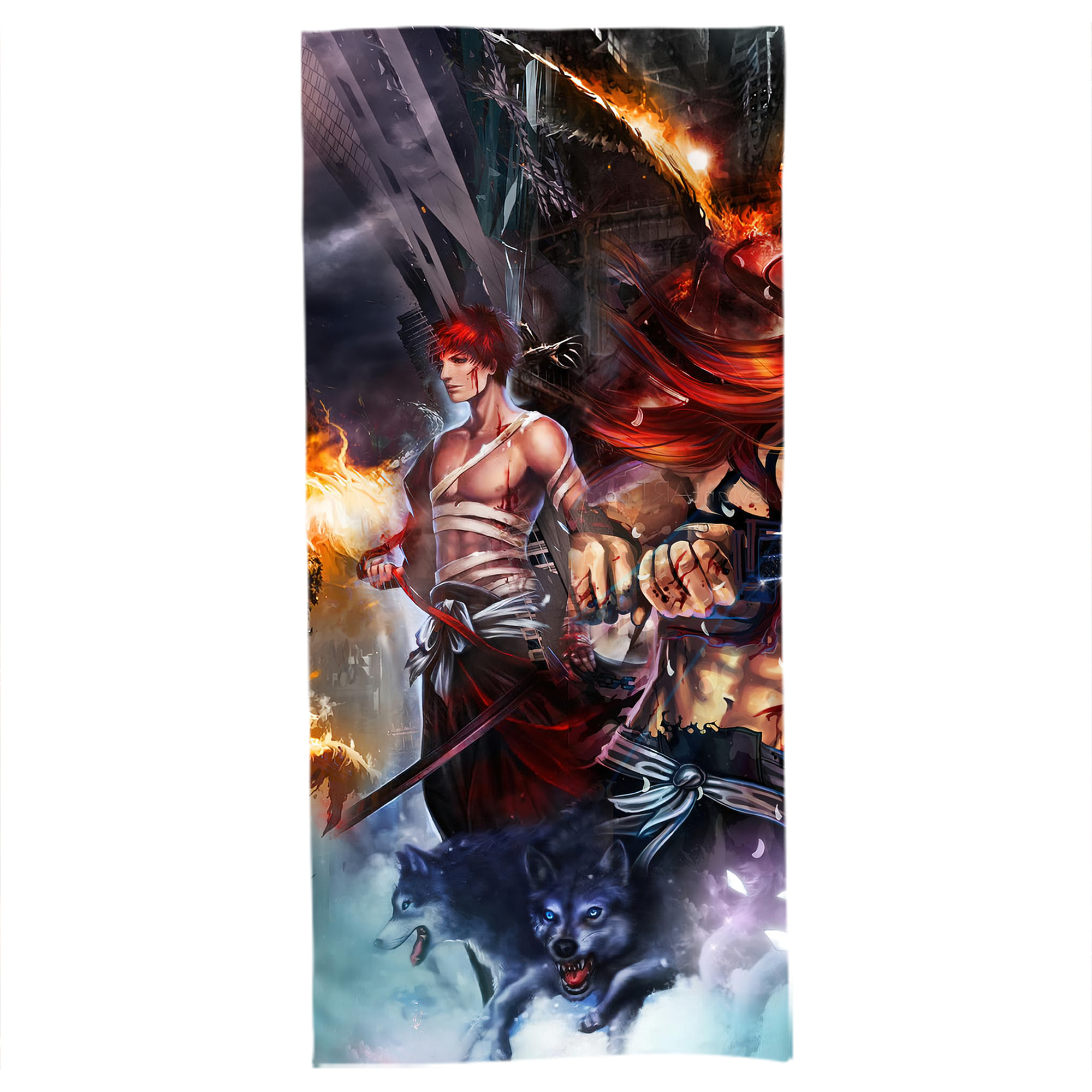 （画像用） ブリーチ BLEACH 大判バスタオル 70×140cm 吸水速乾 柔らかい肌触り