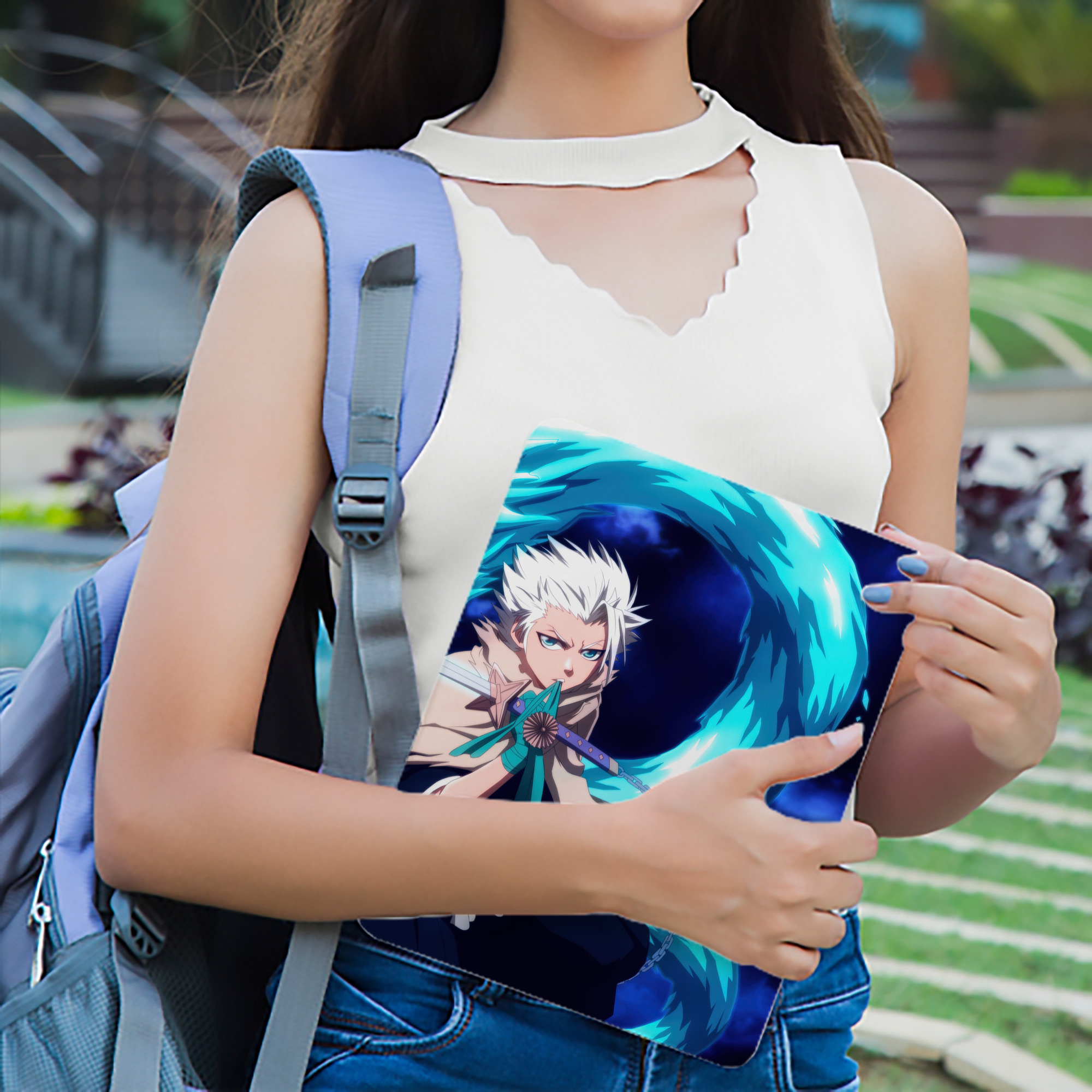 ブリーチ BLEACH IPad ケース ブック型 PUレザー TPU 耐衝撃 軽量 薄型 ペン収納なし 全面保護 IPad 各モデル対応