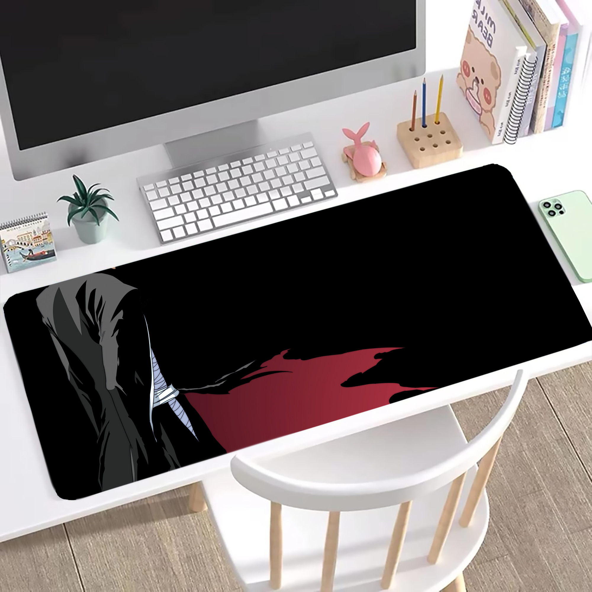（画像用） ブリーチ BLEACH ステッチ加工 大判デスクマット／滑り止めマウスパッド