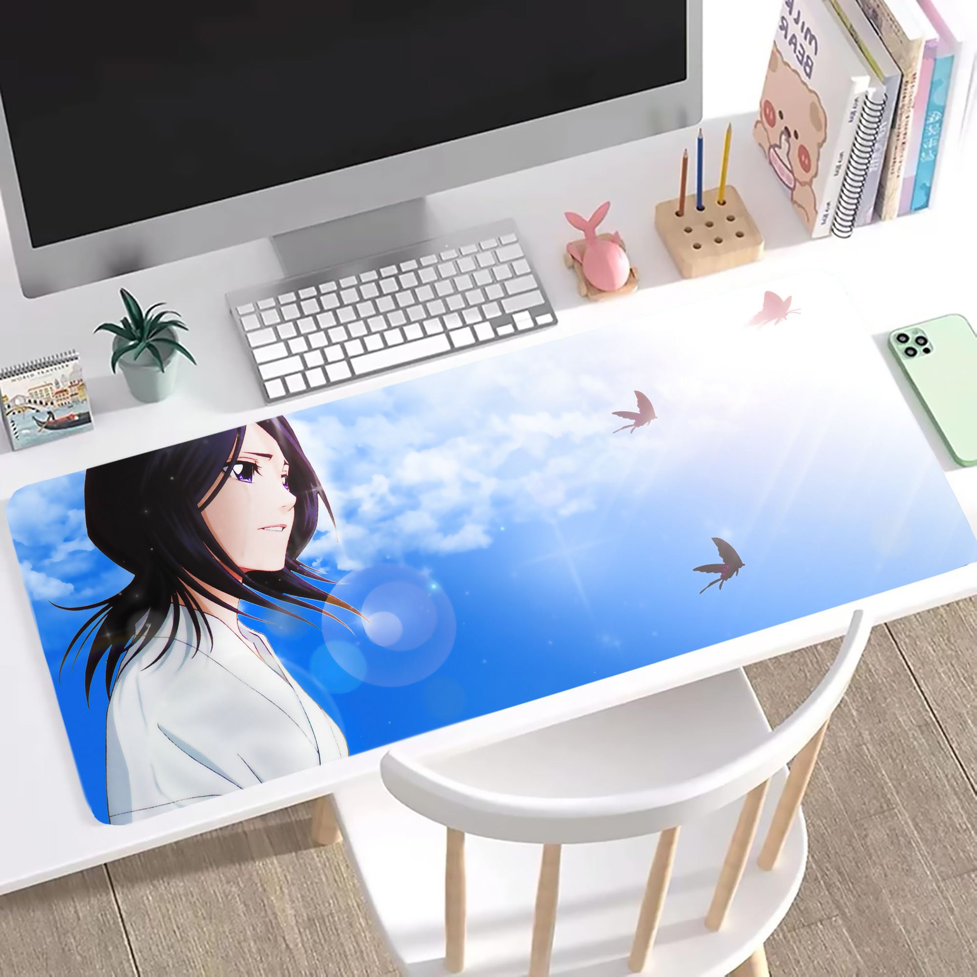 （画像用） ブリーチ BLEACH ステッチ加工 大判デスクマット／滑り止めマウスパッド