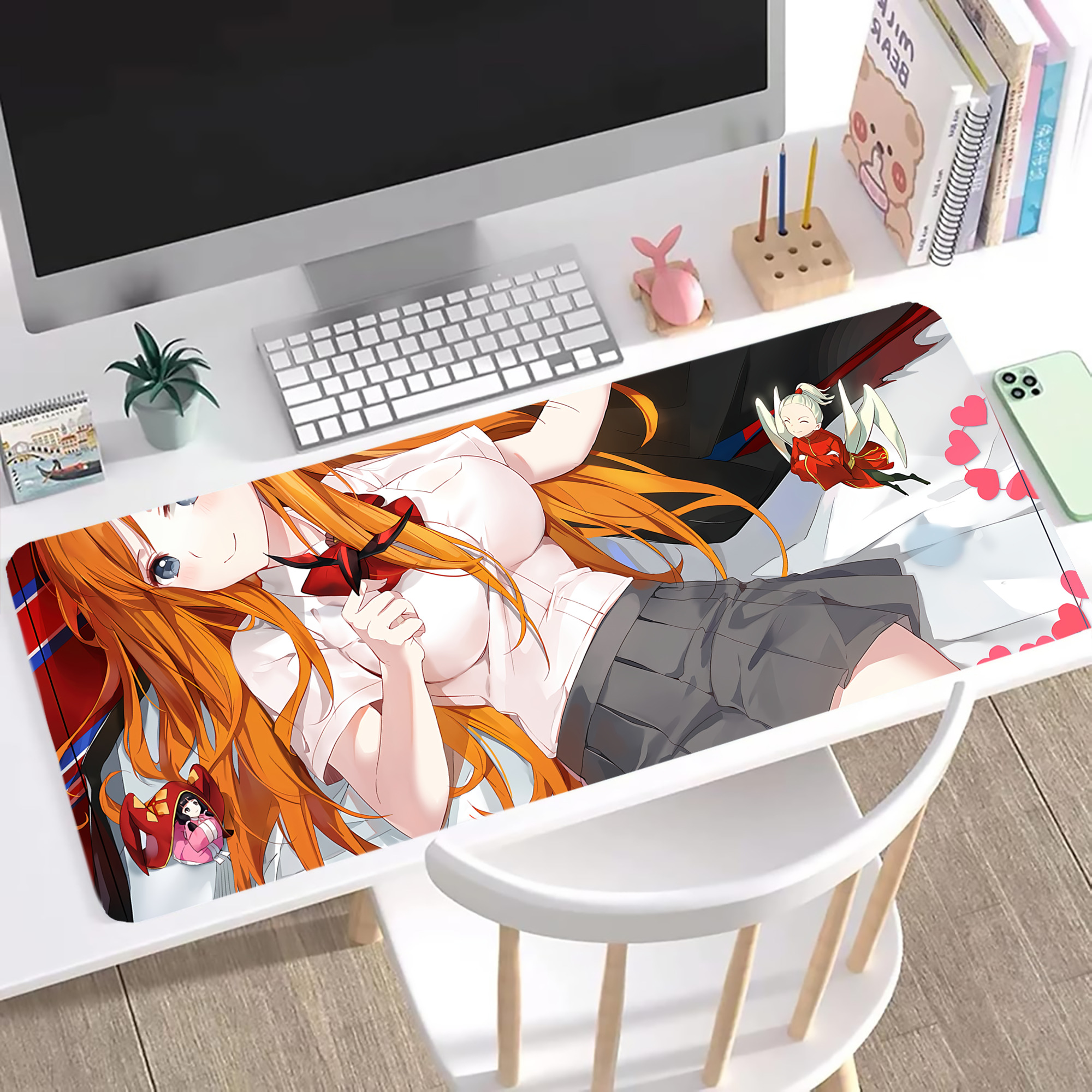 （画像用） ブリーチ BLEACH ステッチ加工 大判デスクマット／滑り止めマウスパッド