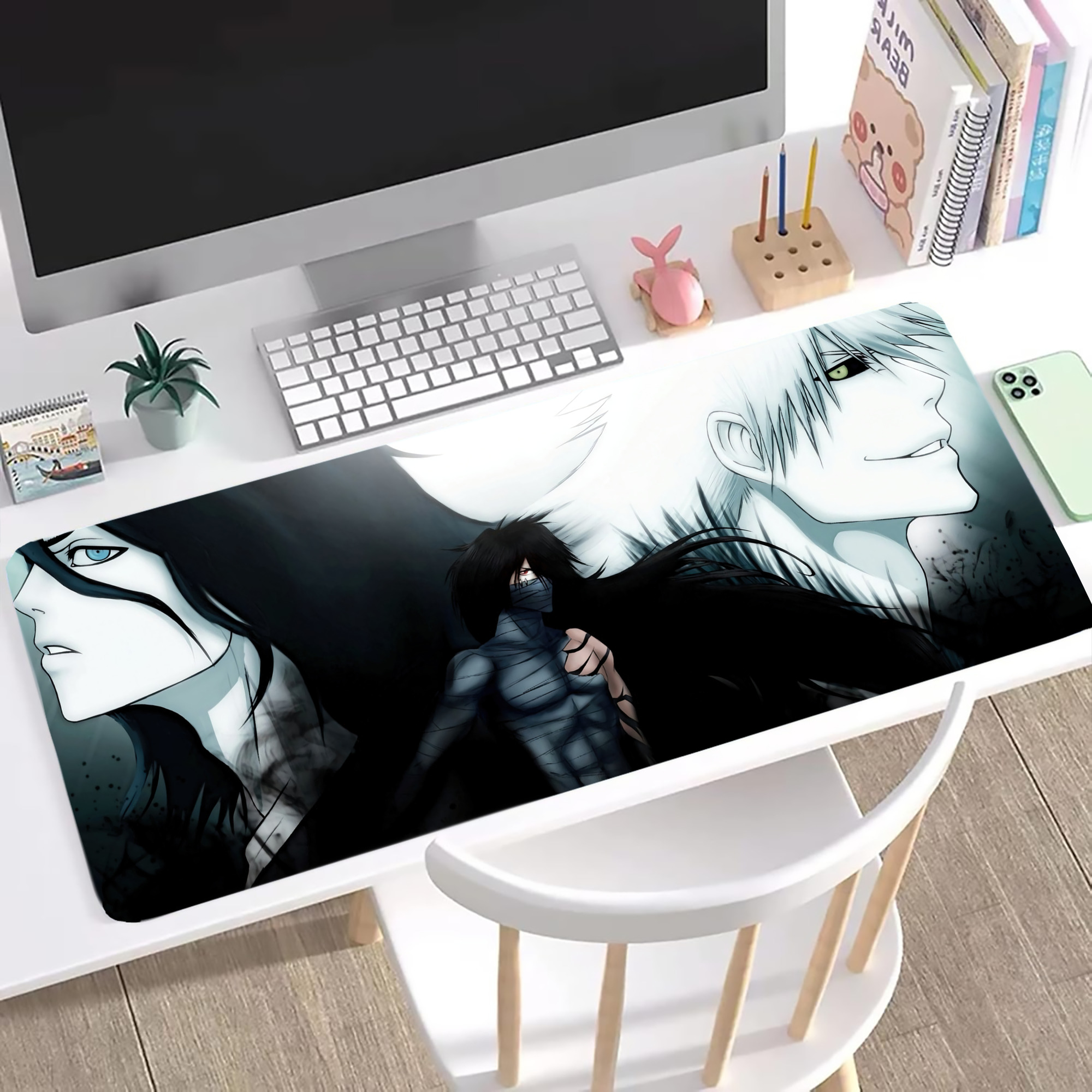 （画像用） ブリーチ BLEACH ステッチ加工 大判デスクマット／滑り止めマウスパッド
