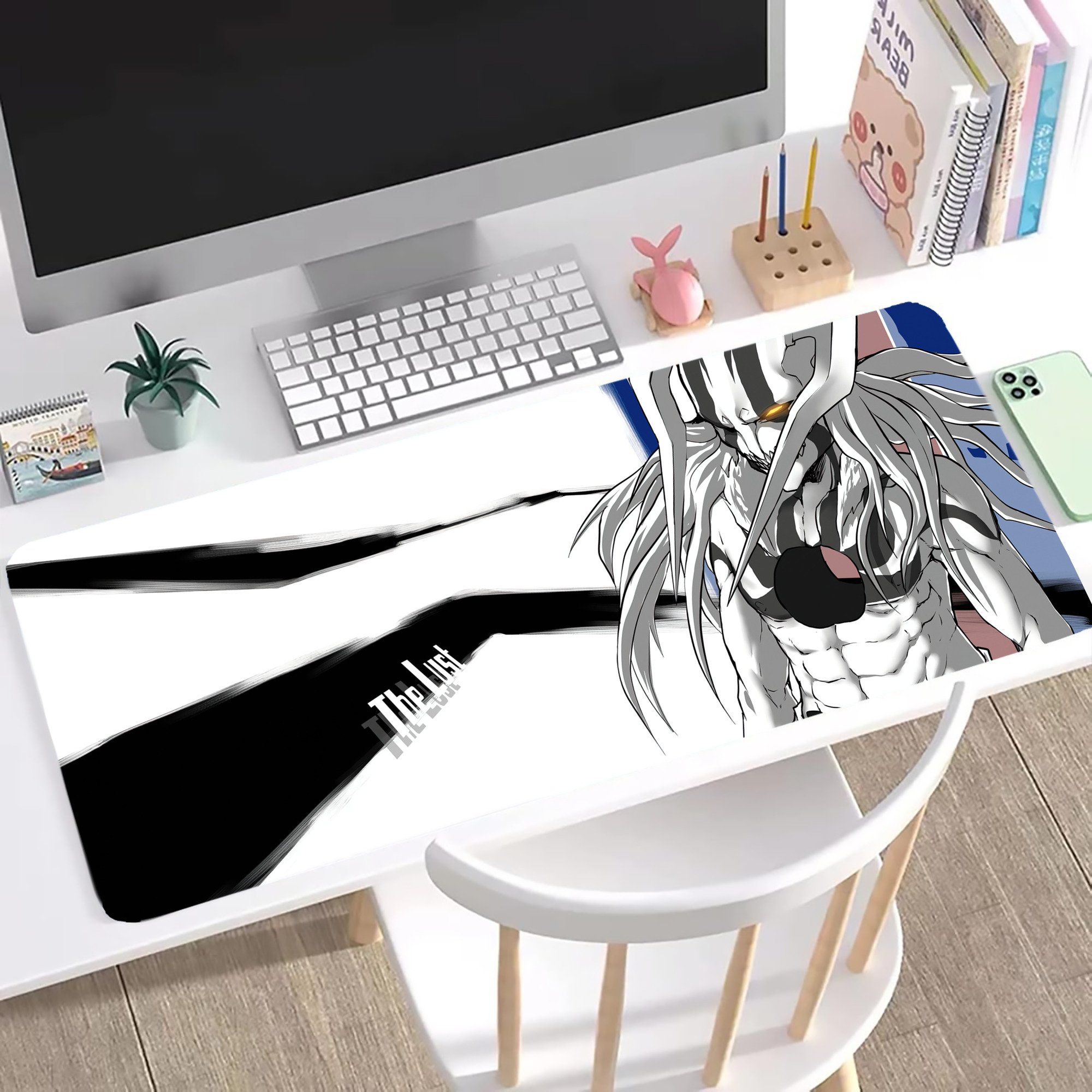 （画像用） ブリーチ BLEACH ステッチ加工 大判デスクマット／滑り止めマウスパッド