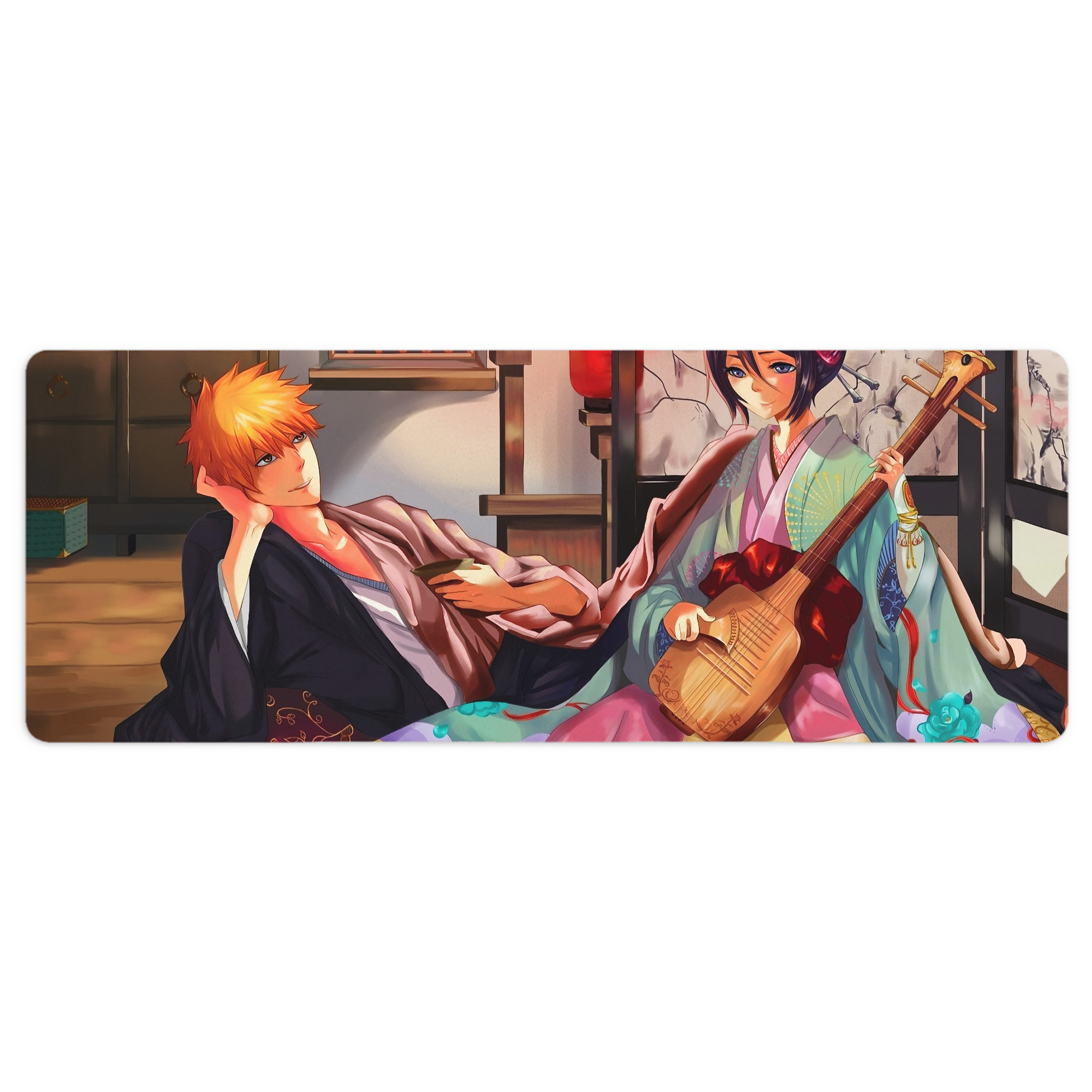 （画像用） ブリーチ BLEACH ステッチ加工 大判デスクマット／滑り止めマウスパッド